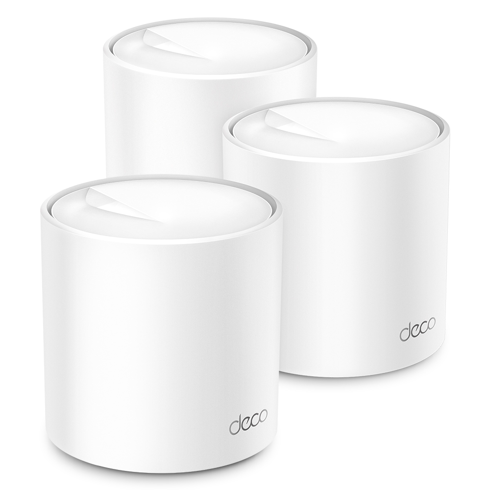 TP-Link - TP-Link Deco X50 AX3000 Whole Home Mesh Wi-Fi 6 System, 3 pack