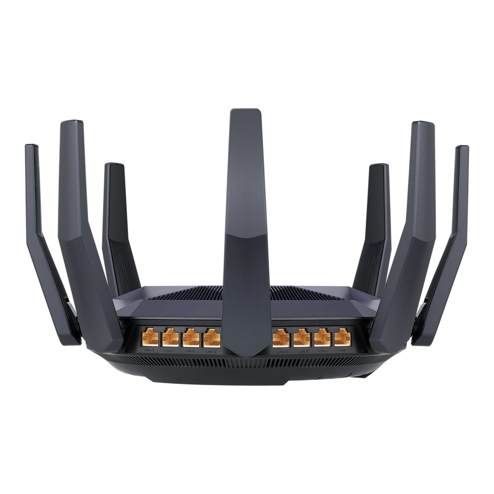 Asus - ASUS RT-AX89X 12-stream AX-6000 Dual Band WIFI 6 (802.11AX) Router