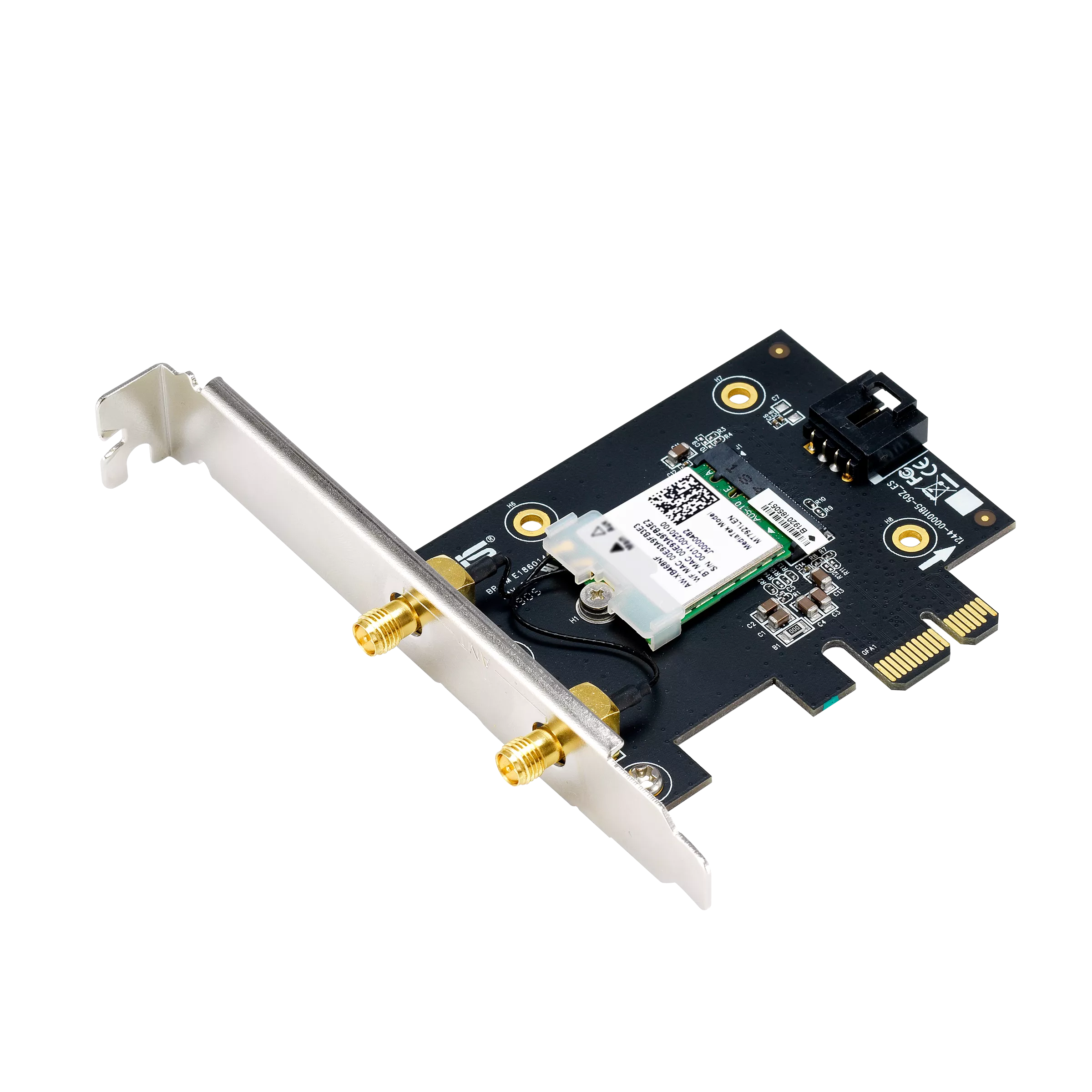 Asus - Asus AXE5400 Tri Band PCI-E WiFi 6E Network Card