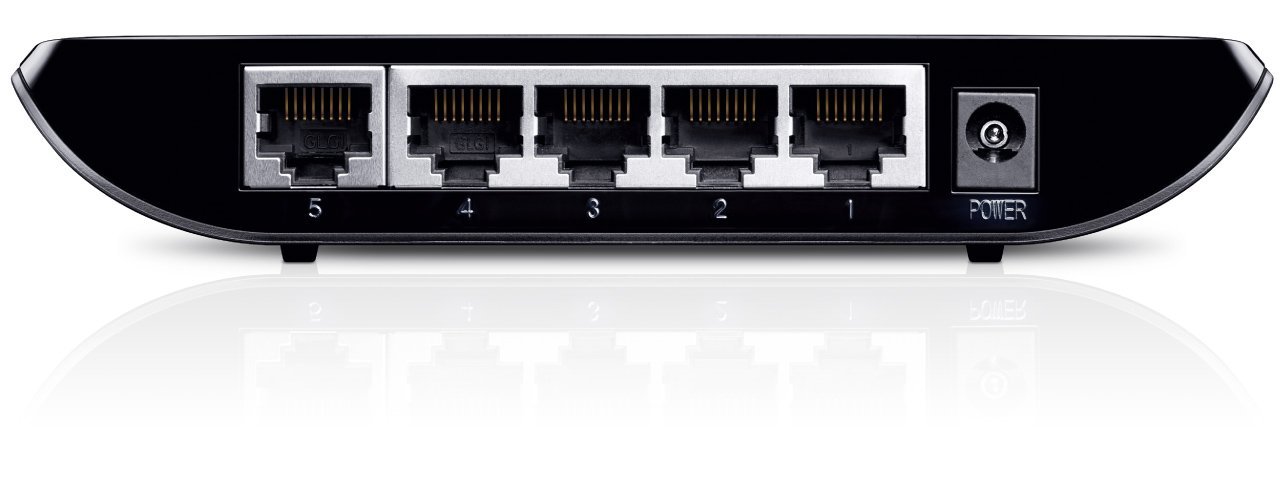 TP-Link - TP-Link 5-port Desktop Gigabit Switch, 5 101001000M RJ45 ports, plastic case (TL-SG1005D V9)