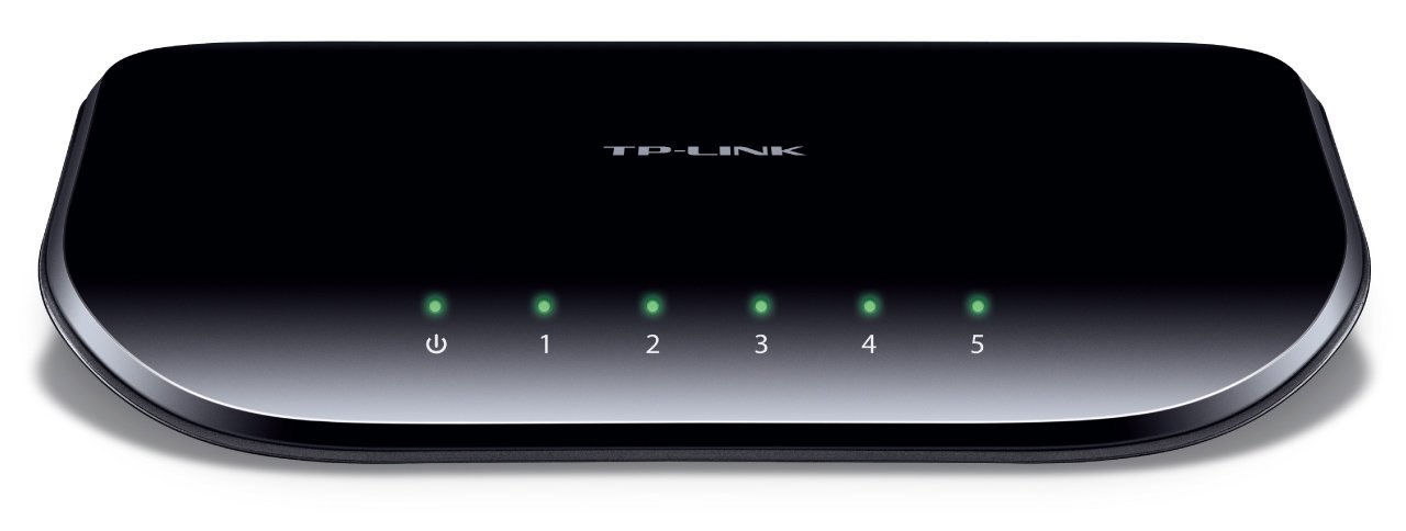 TP-Link - TP-Link 5-port Desktop Gigabit Switch, 5 101001000M RJ45 ports, plastic case (TL-SG1005D V9)