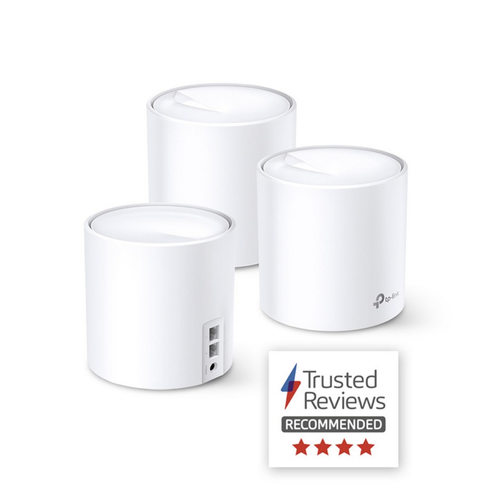 TP-Link Deco X60 AX5400 Wi-Fi 6 Mesh System (3-Pack)