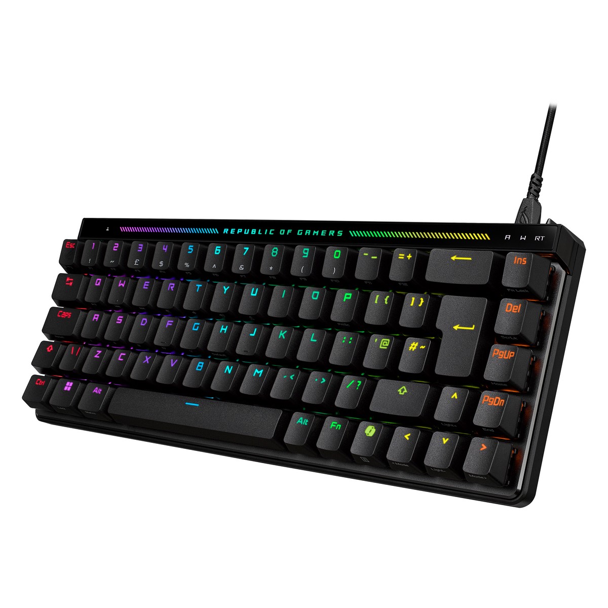 Asus - ASUS ROG Falchion Ace HFX 65% RGB USB-C Mechanical Gaming Keyboard - UK Layout