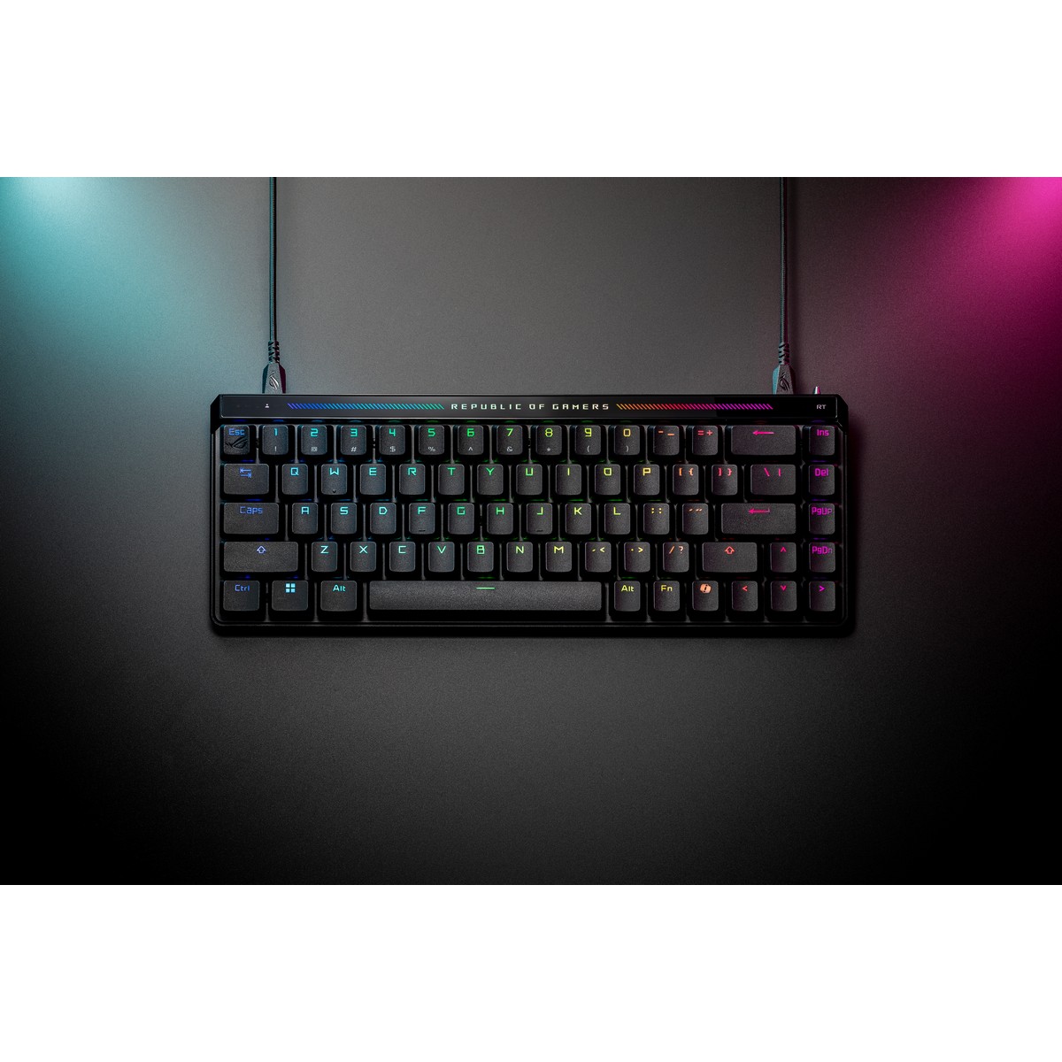 Asus - ASUS ROG Falchion Ace HFX 65% RGB USB-C Mechanical Gaming Keyboard - UK Layout