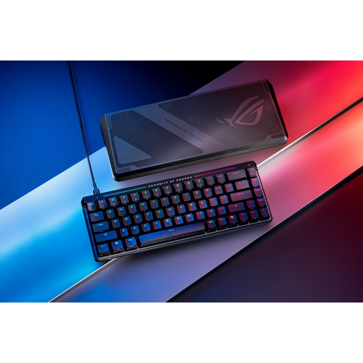 Asus - ASUS ROG Falchion Ace HFX 65% RGB USB-C Mechanical Gaming Keyboard - UK Layout