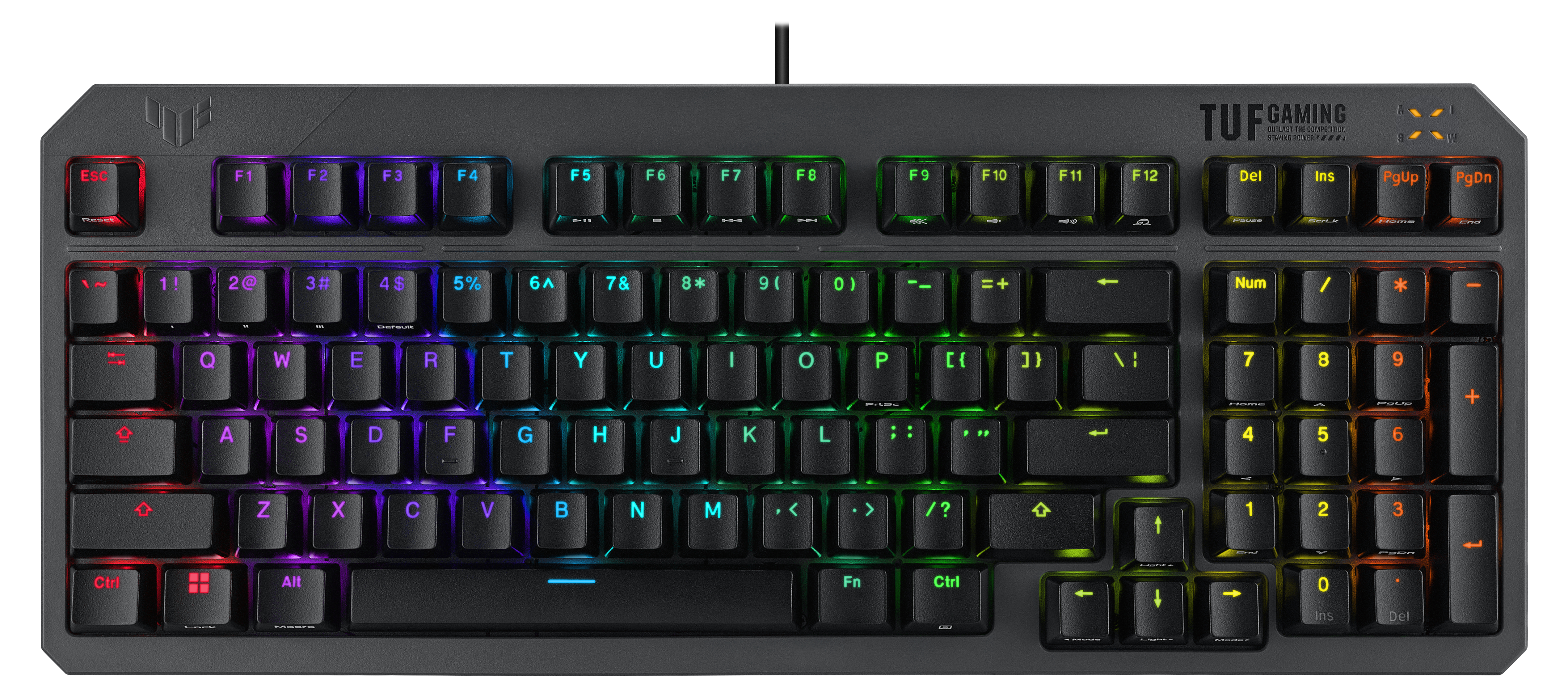 Picture of Picture of ASUS TUF Gaming K3 Gen II 96% RGB Gaming Keyboard Optical-mechanical Switches