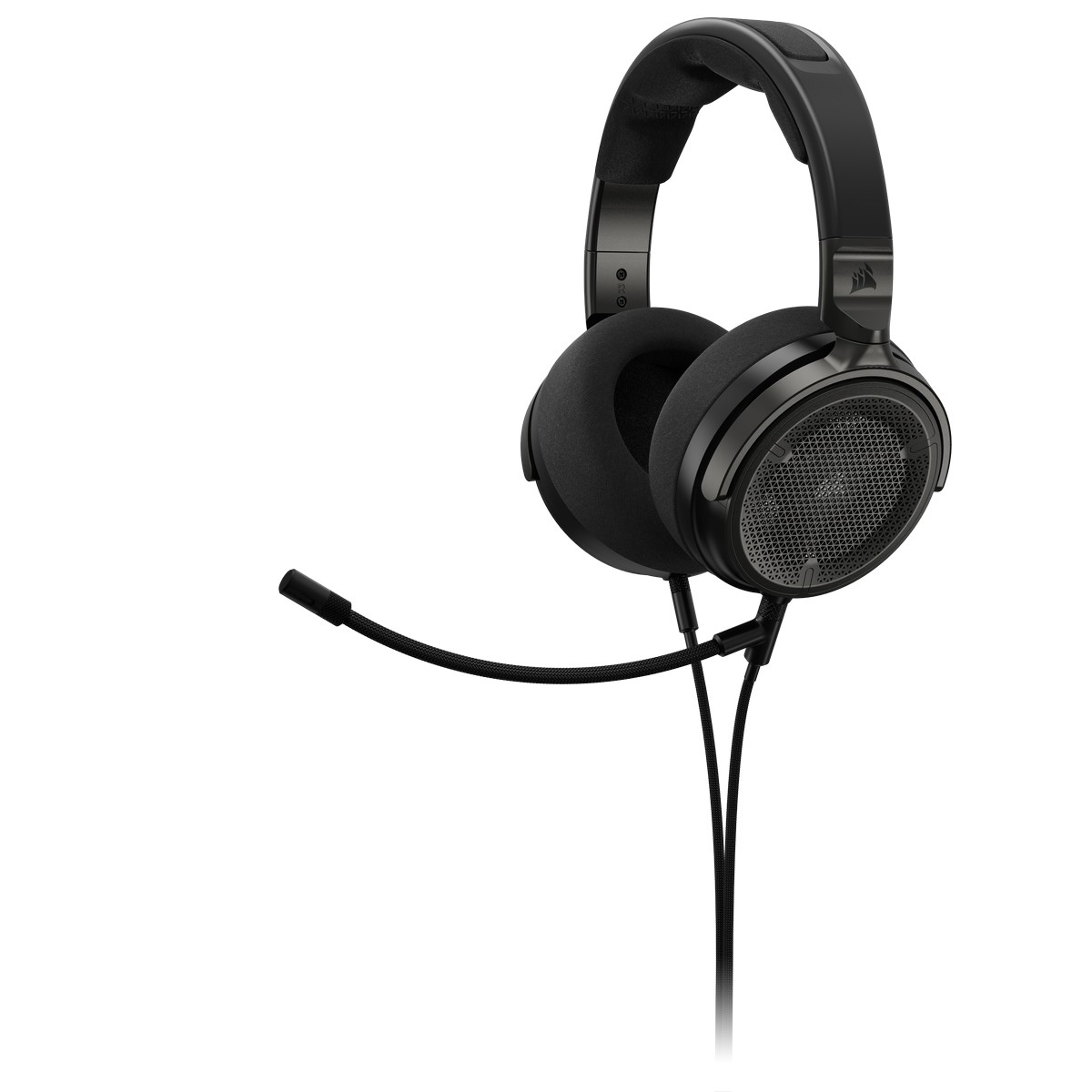 CORSAIR - CORSAIR VIRTUOSO PRO Wired Open Back Streaming/Gaming Headset, Carbon