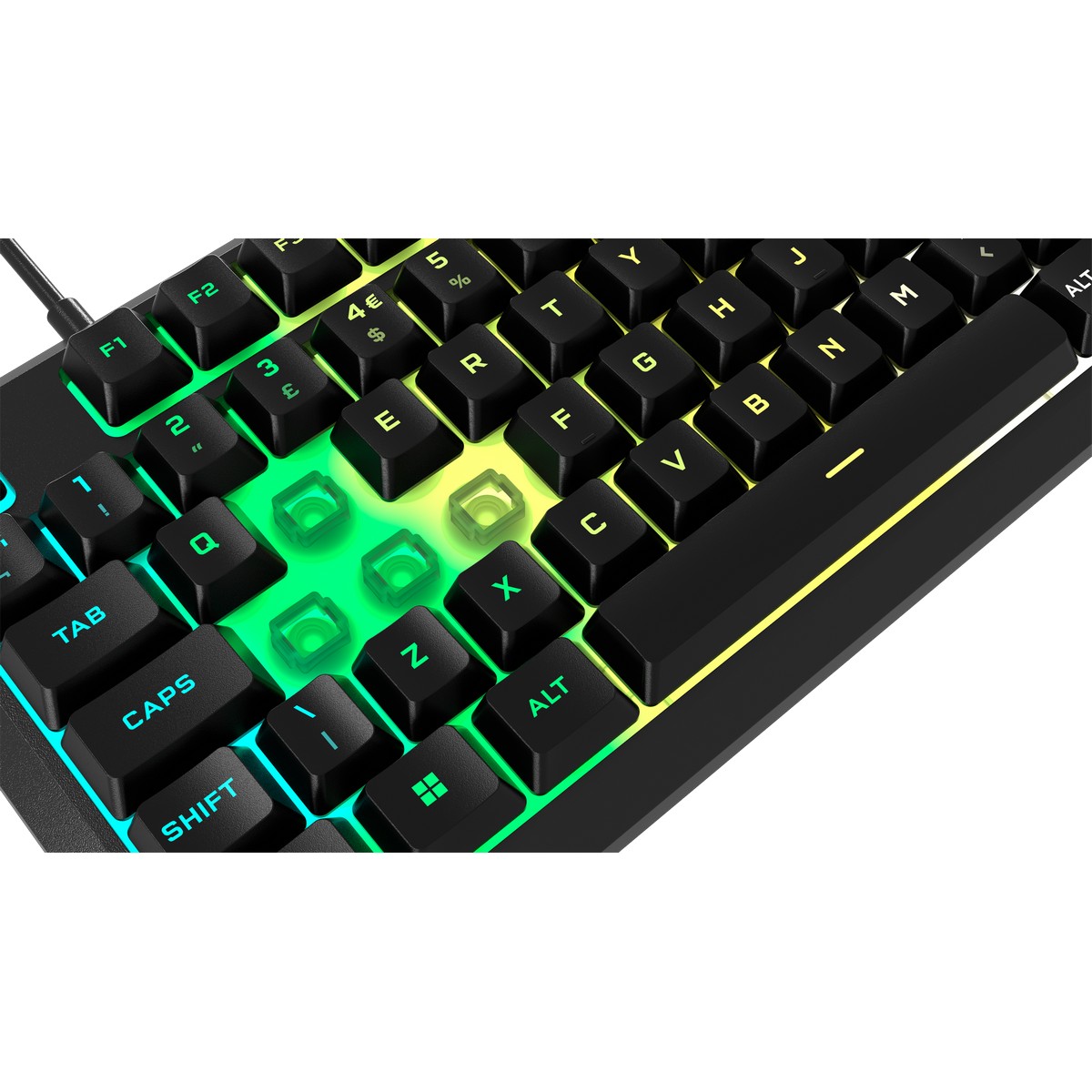 CORSAIR - Corsair Gaming K55 CORE RGB Keyboard Backlit RGB LED - UK Layout (CH-9226C65-UK)