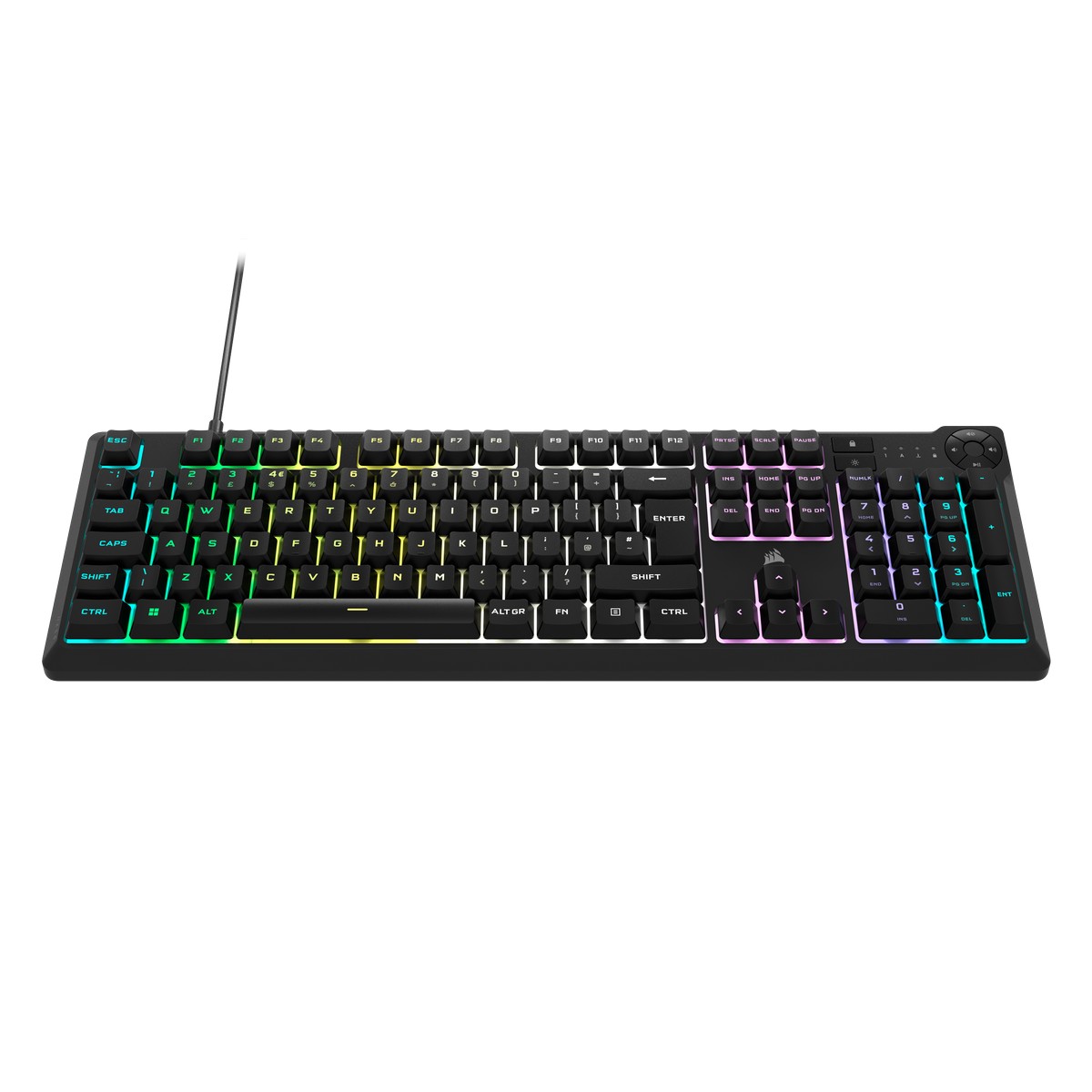 CORSAIR - Corsair Gaming K55 CORE RGB Keyboard Backlit RGB LED - UK Layout (CH-9226C65-UK)