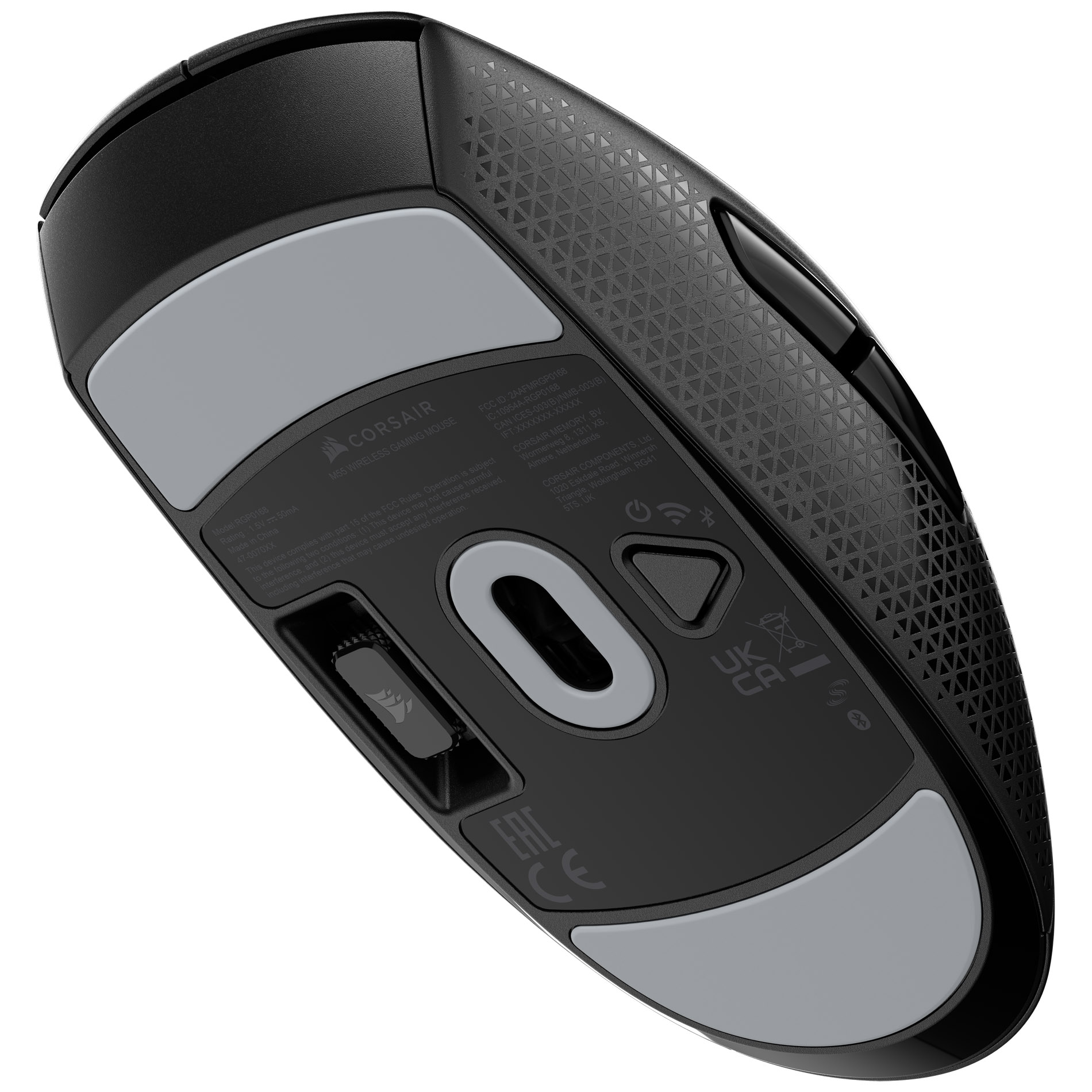 CORSAIR - CORSAIR M55 Wireless Gaming Mouse, Wireless 24000 DPI Black (CH-931F000-WW)