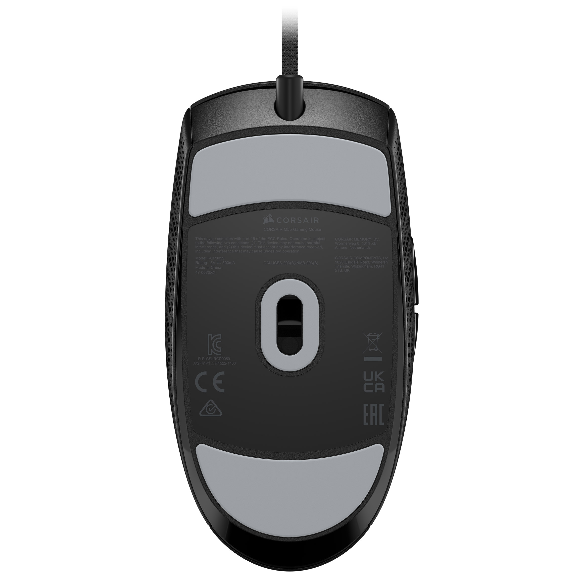 CORSAIR - CORSAIR M55 USB Optical Gaming Mouse 16000 DPI Black (CH-930F000-WW)