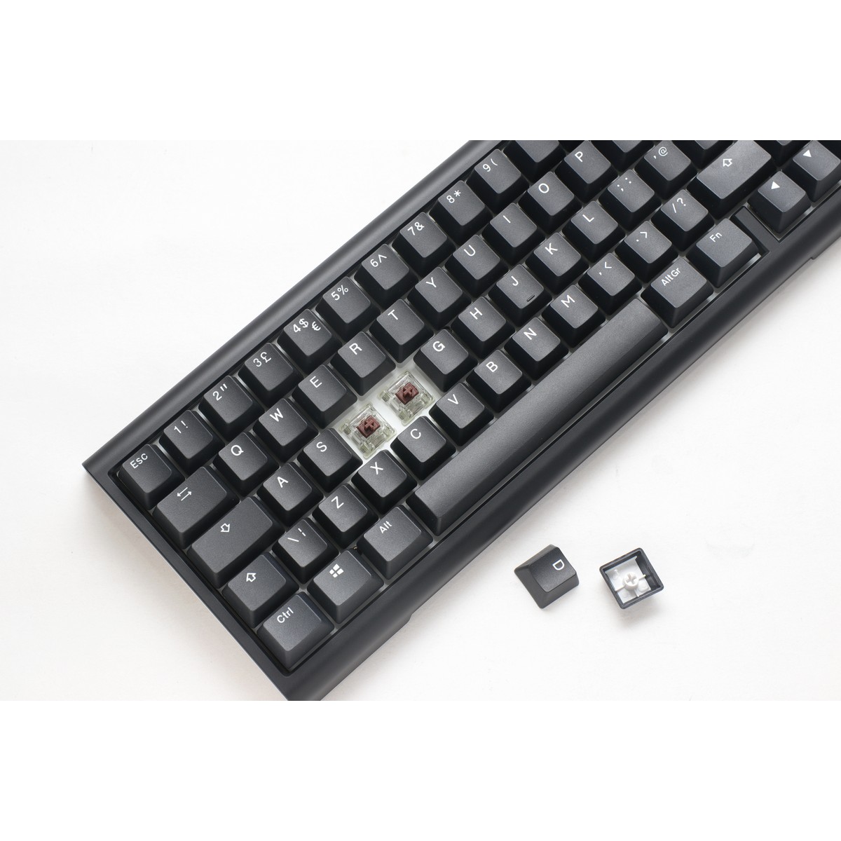 Ducky ProjectD Tinker 65 Mechanical Gaming Customisable Keyboard Cherry MX Brown - Black