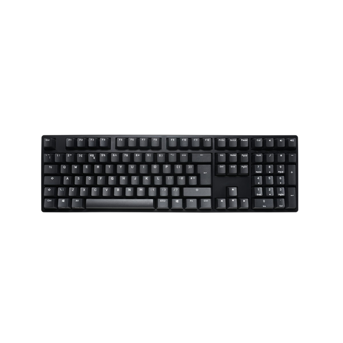 Ducky Origin USB Mechanical Gaming Keyboard Cherry MX Blue - Black UK Layout