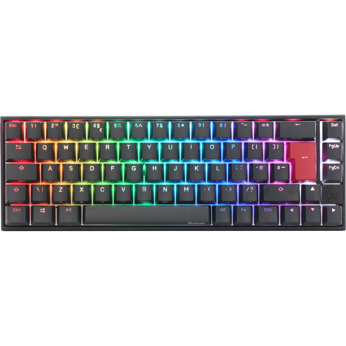 Ducky - Ducky Mecha Pro SF 65% USB RGB Mechanical Gaming Keyboard Cherry MX Red - UK Lay
