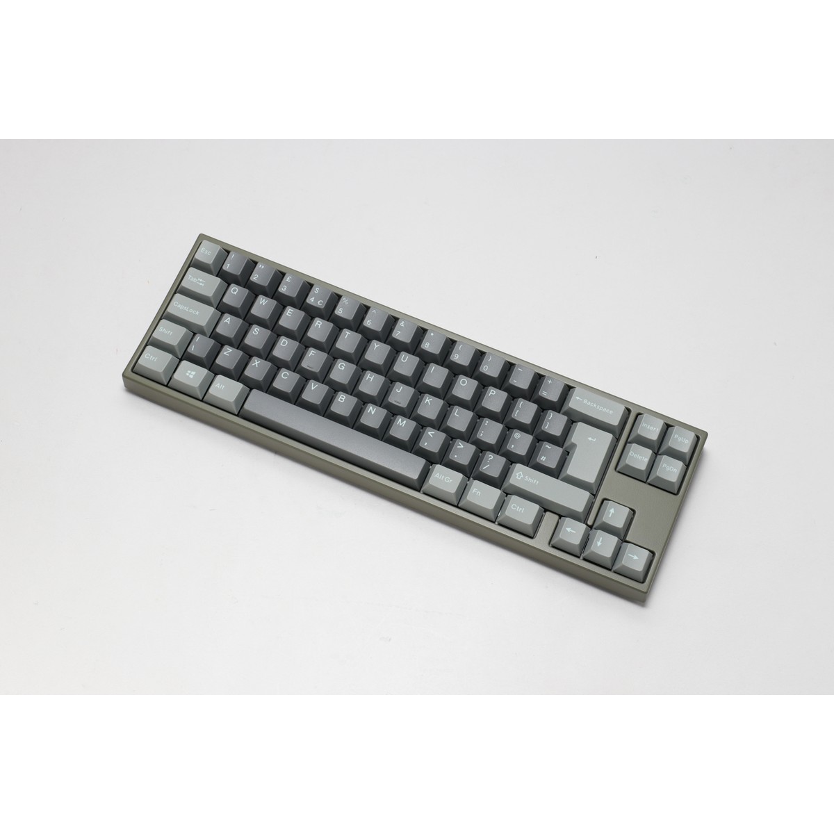 Ducky x Varmilo MIYA 69 Pro Glintstone Mechanical Gaming Keyboard Cherry Speed Silver White Backlight - Olive/Grey
