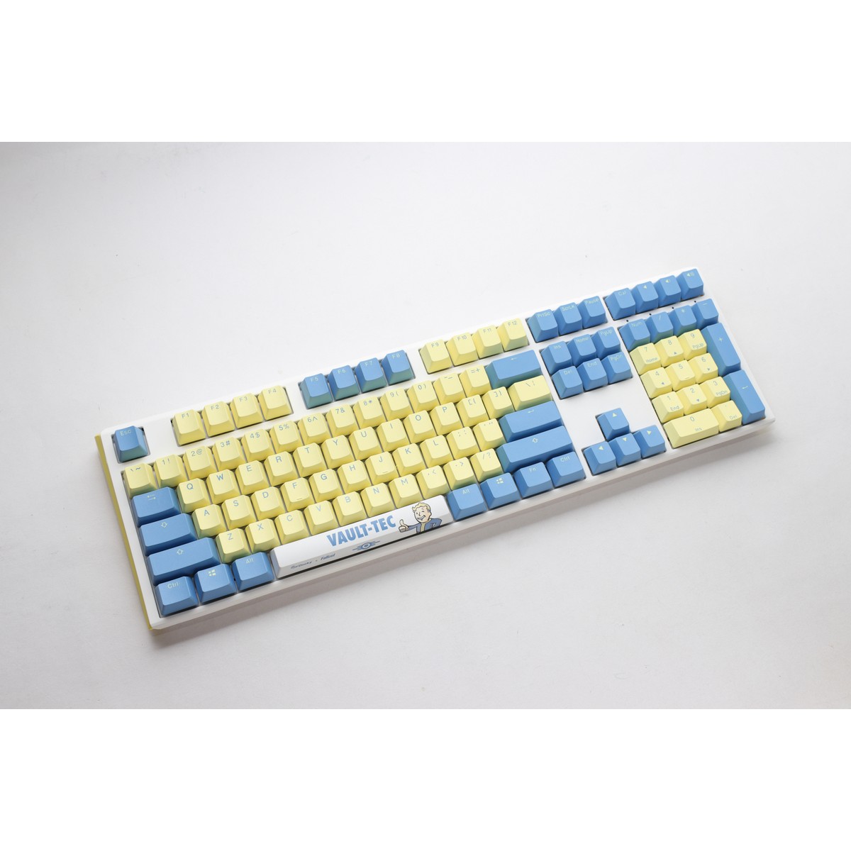 Ducky - Ducky x Fallout One 3 RGB LED Gaming Keyboard Cherry MX Speed Silver US Layout