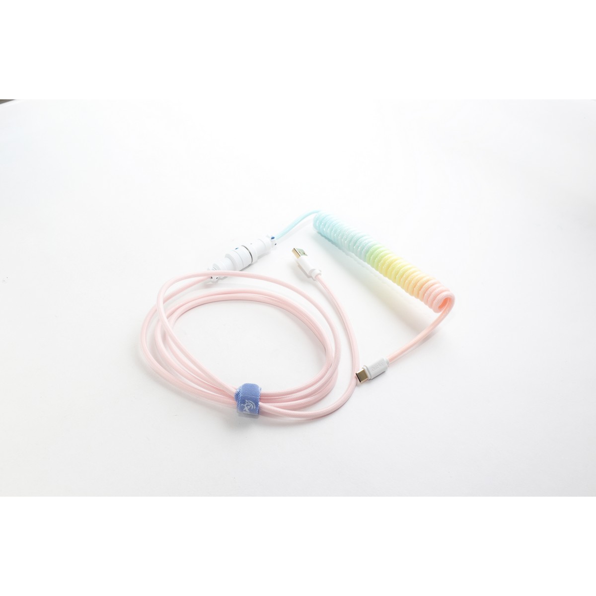Ducky Keyboard Coiled Cable V2 Cotton Candy
