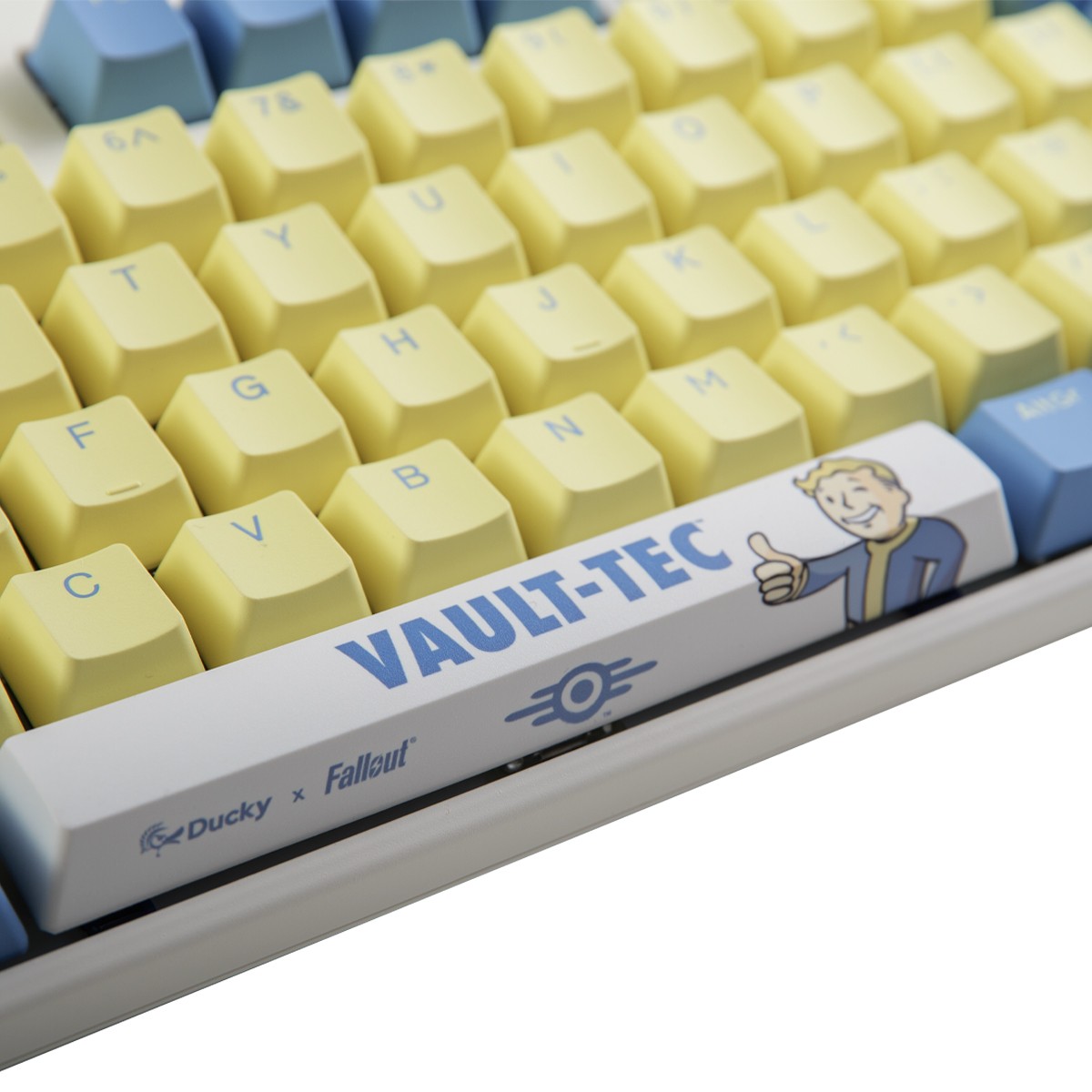 Ducky - Ducky x Fallout One 3 RGB LE Cherry Blue Switch Mechanical Gaming Keyboard UK Layout