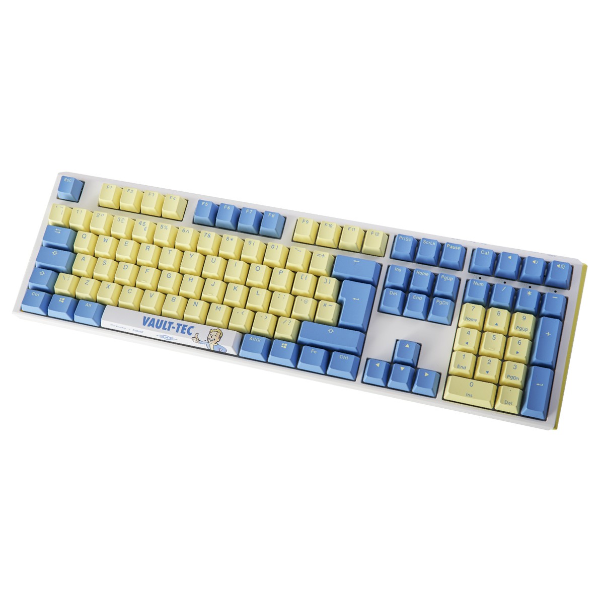 Ducky - Ducky x Fallout One 3 RGB LE Cherry Blue Switch Mechanical Gaming Keyboard UK Layout
