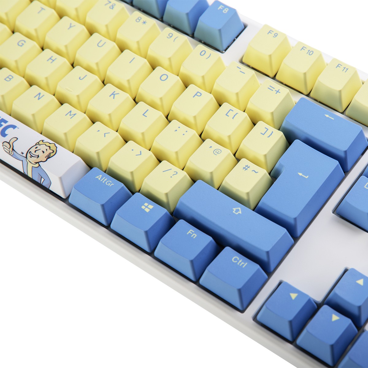 Ducky - Ducky x Fallout One 3 RGB LE Cherry Red Switch Mechanical Gaming Keyboard UK Layout