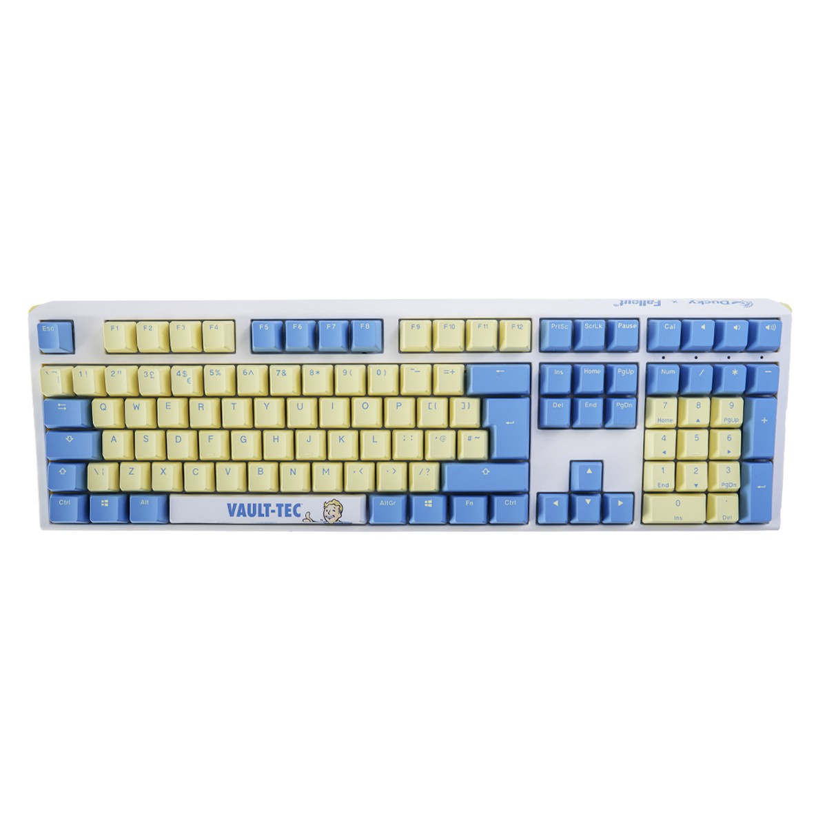 Ducky - Ducky x Fallout One 3 RGB LE Cherry Speed Silver Switch Mechanical Gaming Keyboard UK Layout