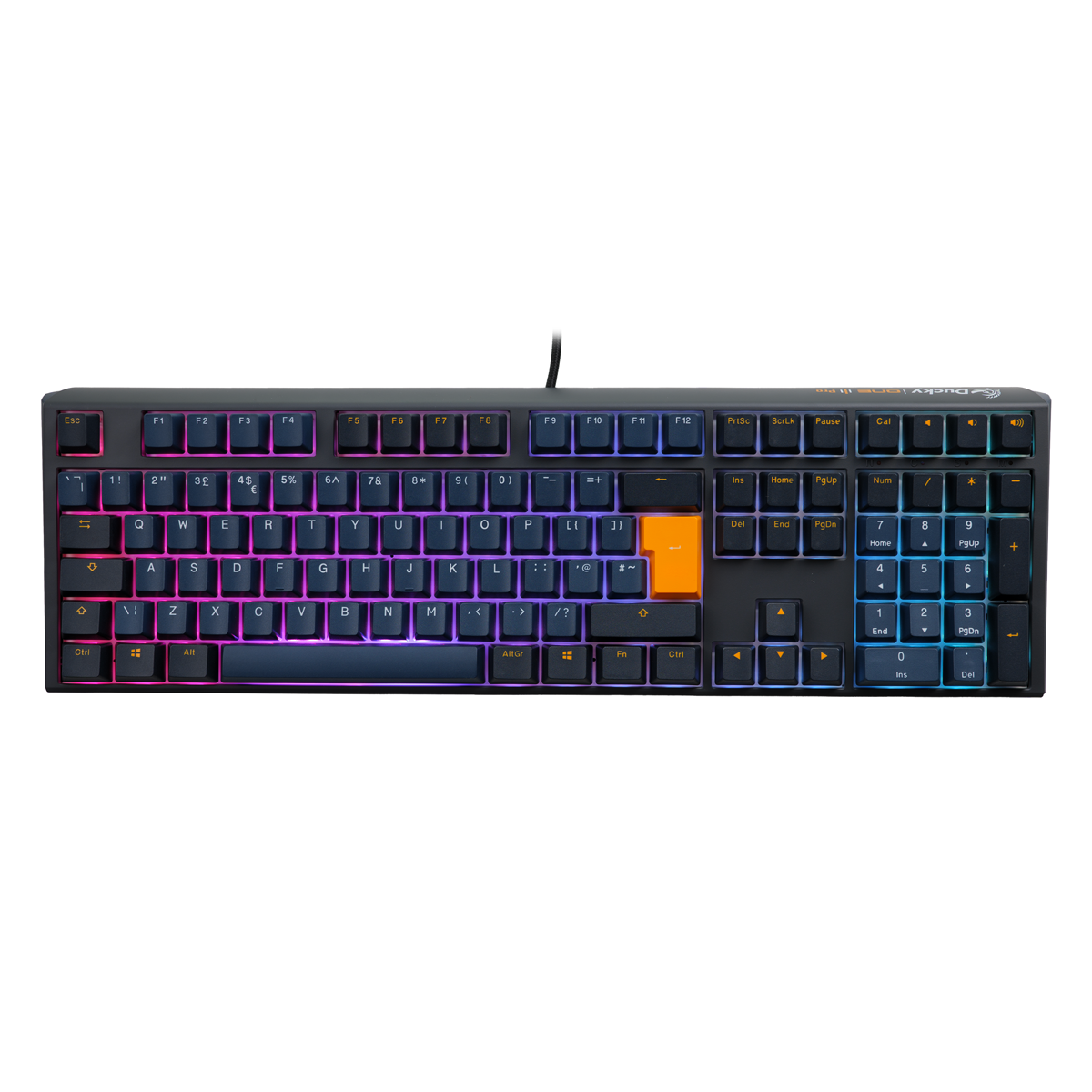 Ducky - Ducky One 3 Pro Nazca Line Cherry MX2A Brown Switch Mechanical Gaming Keyboard