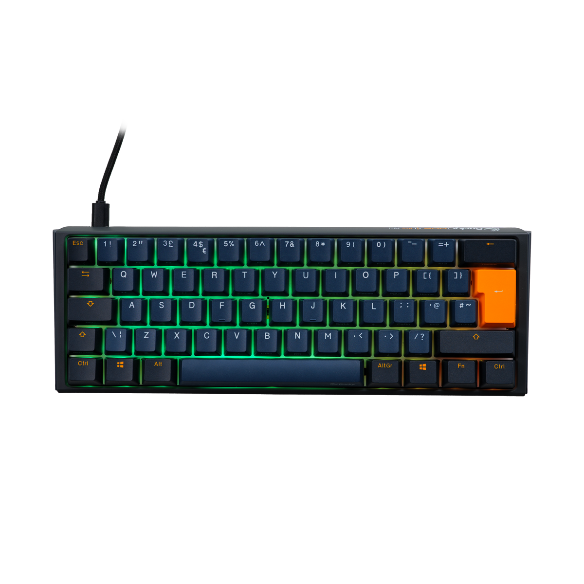 Ducky One 3 Pro Nazca Line 60% Cherry MX2A Brown Switch Mechanical Gaming Keyboard