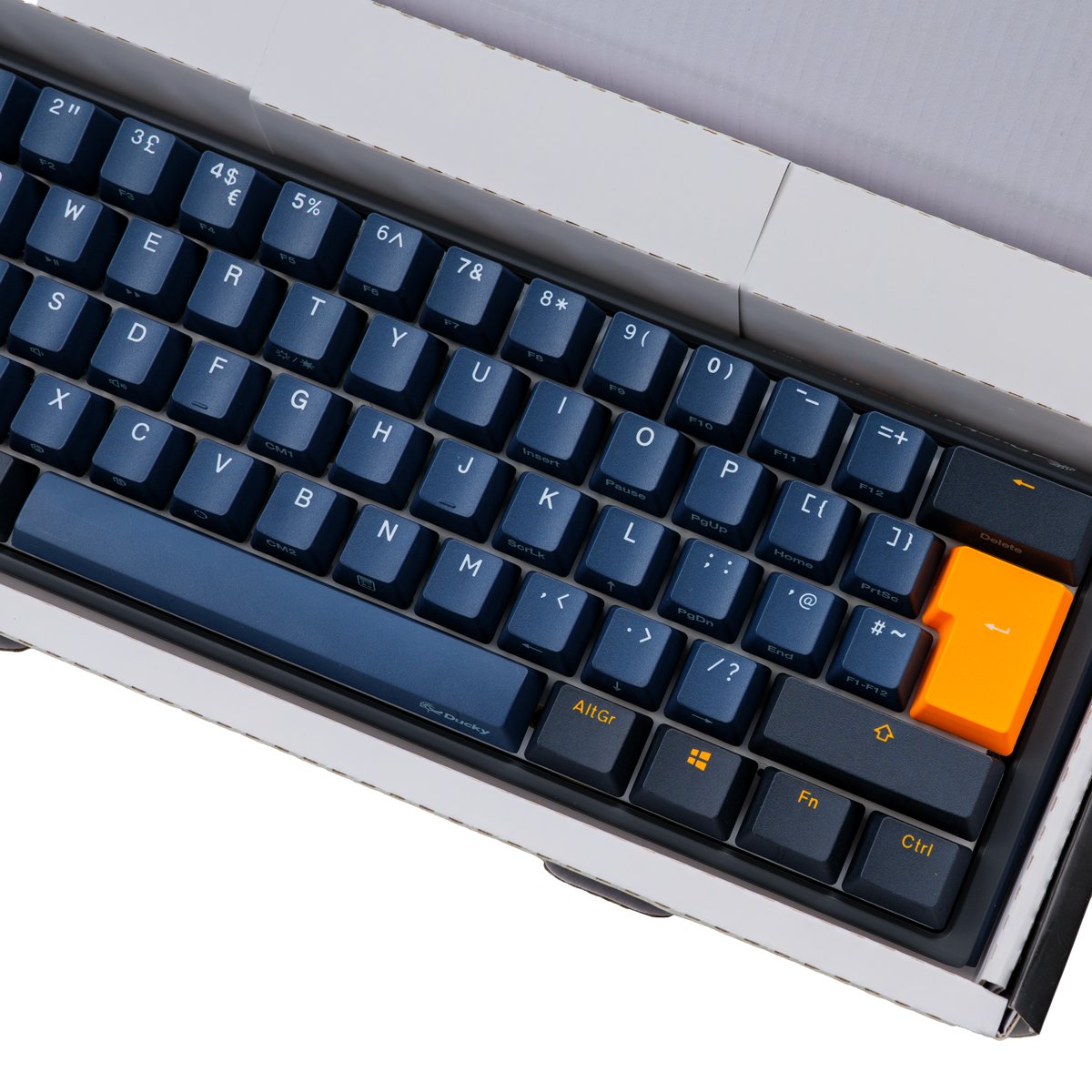 Ducky - Ducky One 3 Pro Nazca Line 60% Cherry MX2A Blue Switch Mechanical Gaming Keyboard