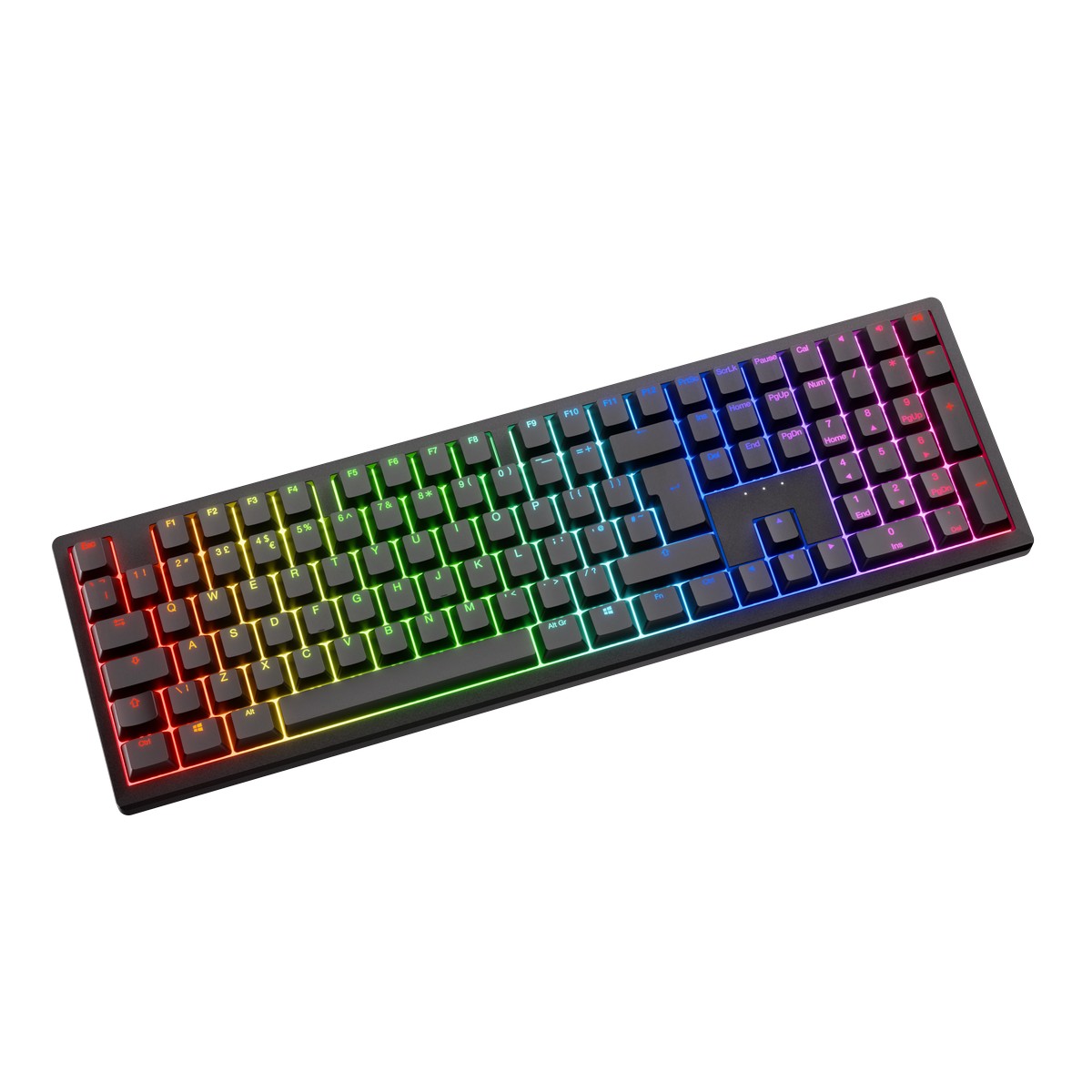 Ducky - Ducky Zero 6108 Classic Black Wireless Mechanical Keyboard Cherry MX2A Brown