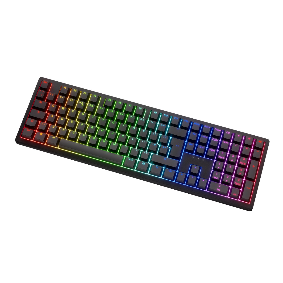 Ducky - Ducky Zero 6108 Classic Black Wireless Mechanical Keyboard Cherry MX2A Brown