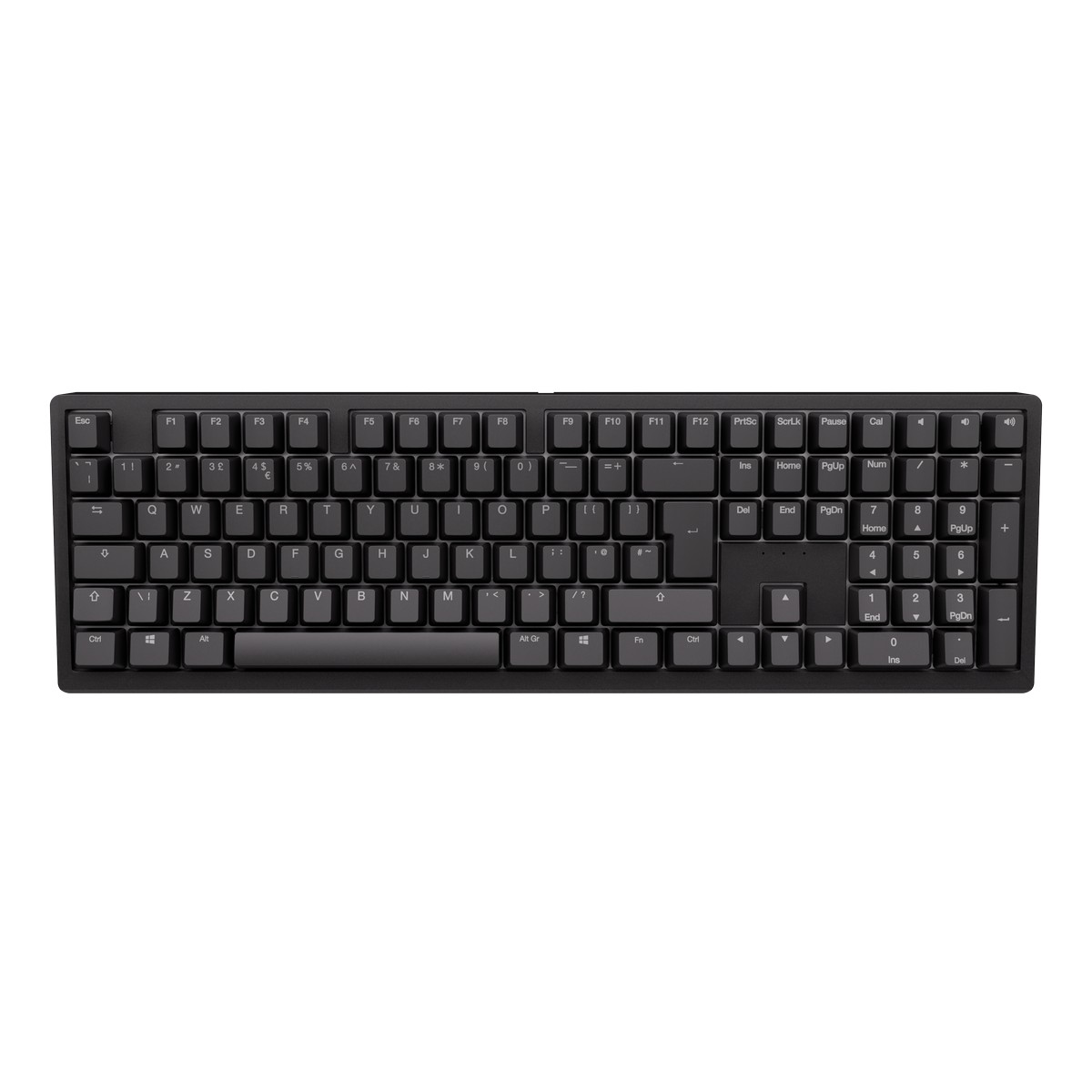 Ducky - Ducky Zero 6108 Classic Black Wireless Mechanical Keyboard Cherry MX2A Brown