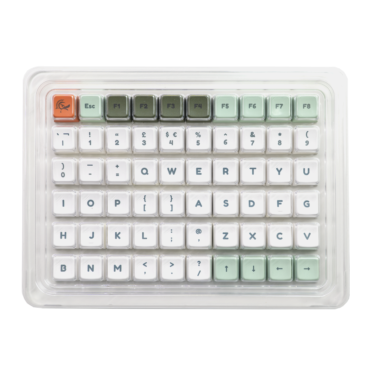 Ducky - Ducky 132 keycap set Dino PBT MDA UK layout (DCA132-UKDINMDPH1)