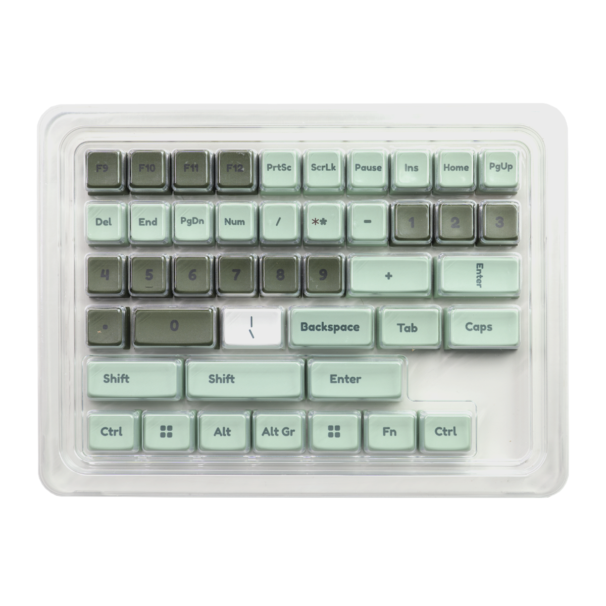 Ducky - Ducky 132 keycap set Dino PBT MDA UK layout (DCA132-UKDINMDPH1)