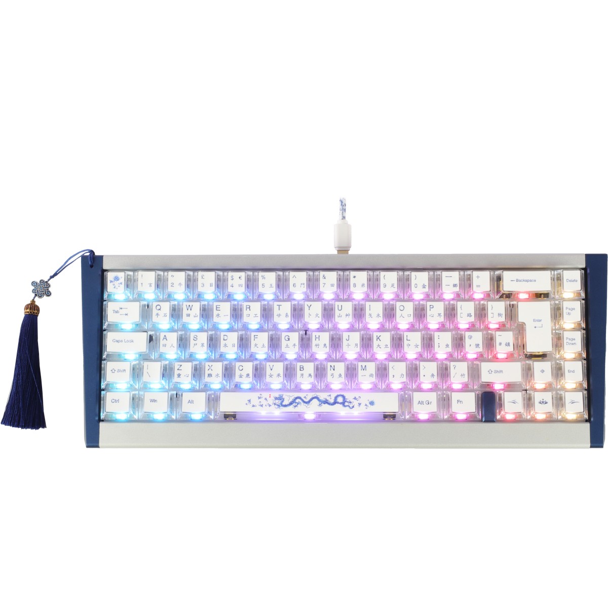 Ducky Outlaw 65 Year of the Dragon Limited Edition Gaming Keyboard Purple Switch - UK Layout