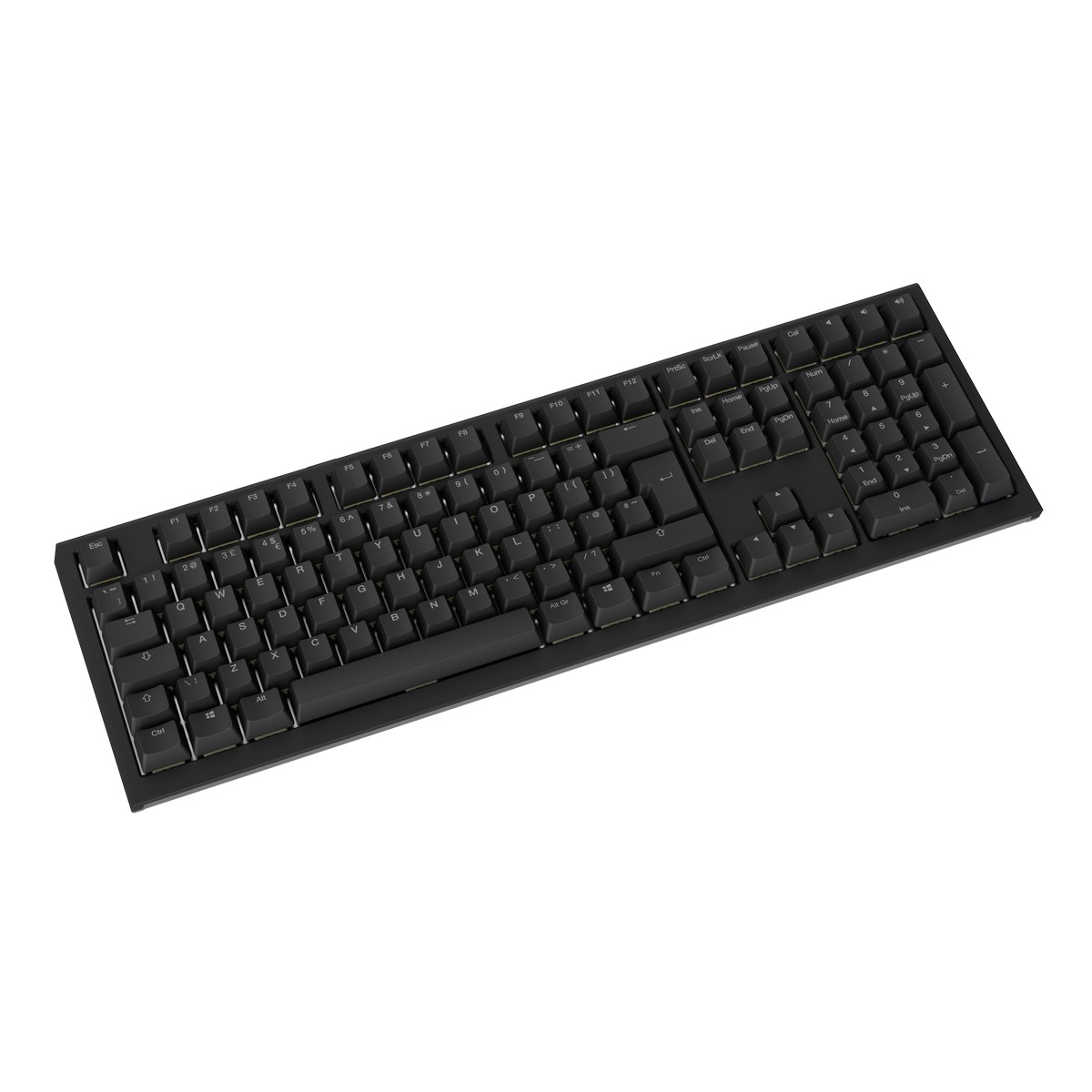 Ducky - Ducky One X 100% Wireless Ducky Linear Inductive Switch RGB Gaming Keyboard Black  - UK Layout