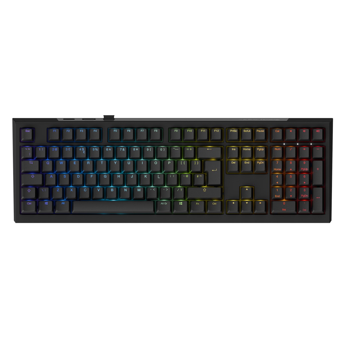 Ducky One X 100% Wireless Ducky Linear Inductive Switch RGB Gaming Keyboard Black  - UK Layout