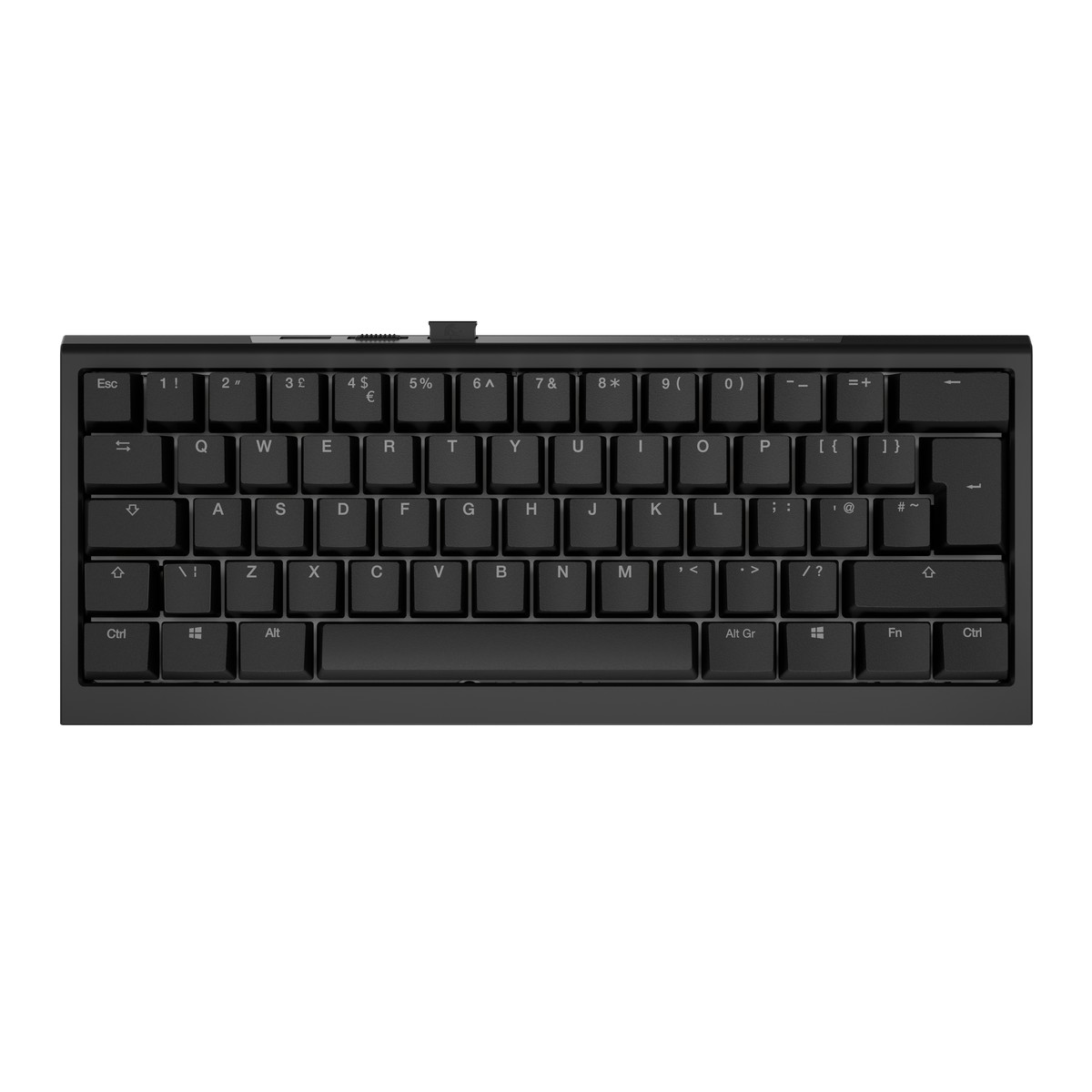 Ducky - Ducky One X Mini 60% Wireless Ducky Linear Inductive Switch RGB Gaming Keyboard Black  - UK Layout