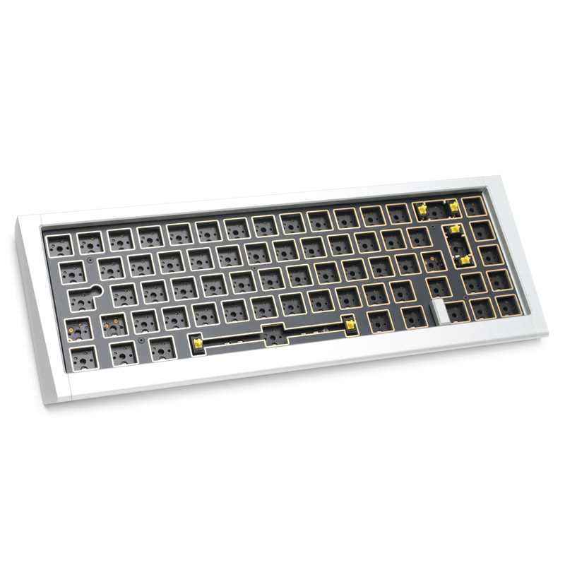 Ducky ProjectD Outlaw 65 Silver Barebone DIY Keyboard Kit ANSI Layout