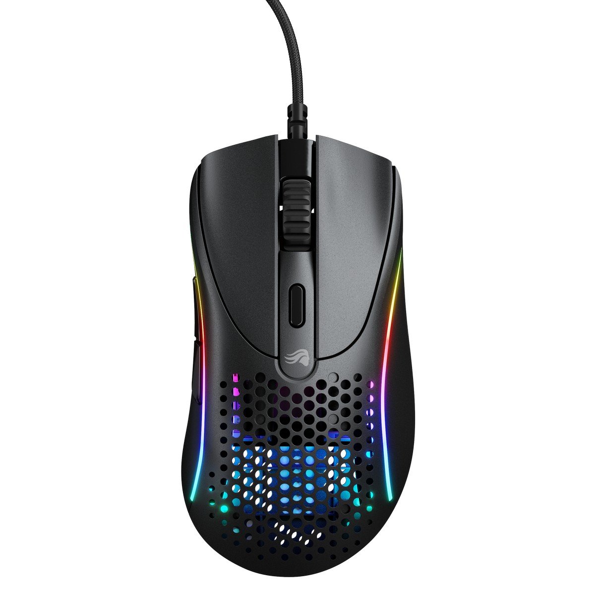Glorious Model D 2 Wired Optical RGB Lightweight Gaming Mouse - Matte Black