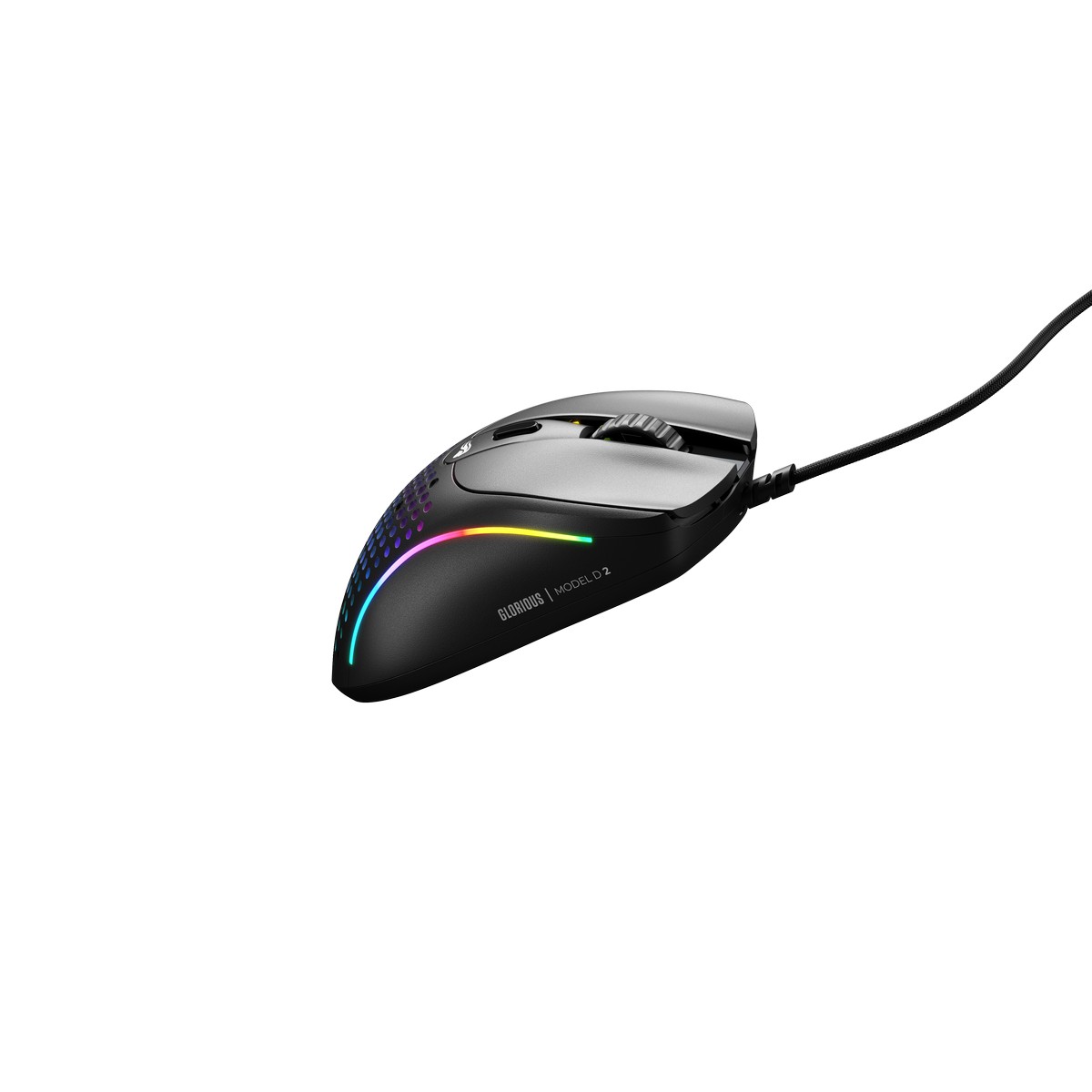 Glorious - Glorious Model D 2 Wired Optical RGB Lightweight Gaming Mouse - Matte Black