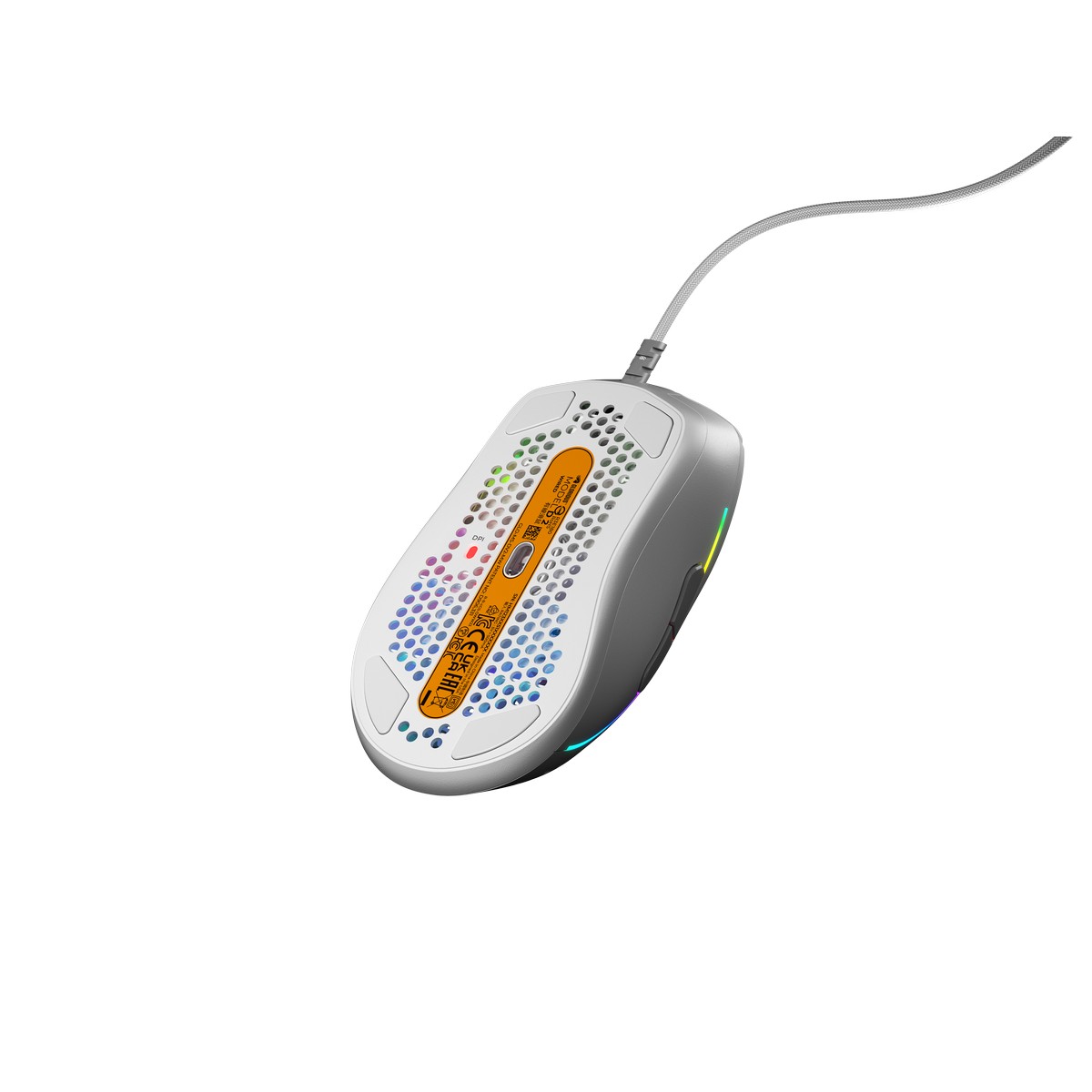 Glorious - Glorious Model D 2 Wired Optical RGB Lightweight Gaming Mouse - Matte White