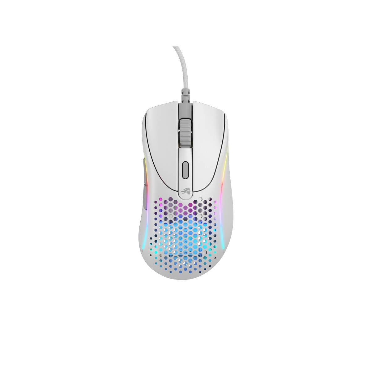 Glorious - Glorious Model D 2 Wired Optical RGB Lightweight Gaming Mouse - Matte White