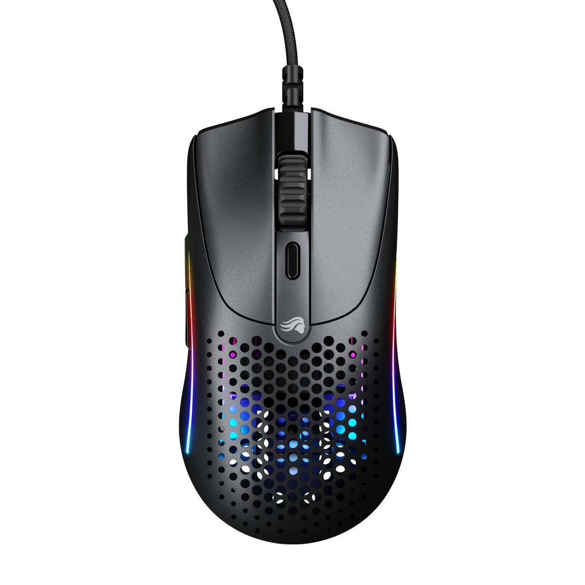 Glorious - Glorious Model O 2 Mini USB Optical Lightweight Gaming Mouse - Matte Black