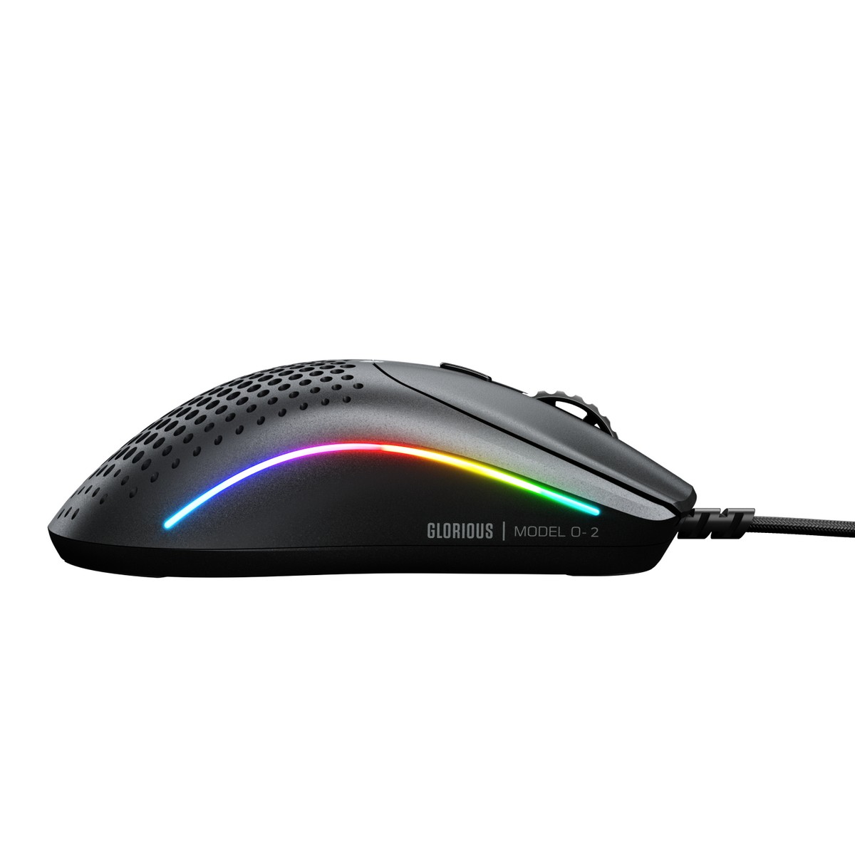 Glorious - Glorious Model O 2 Mini USB Optical Lightweight Gaming Mouse - Matte Black