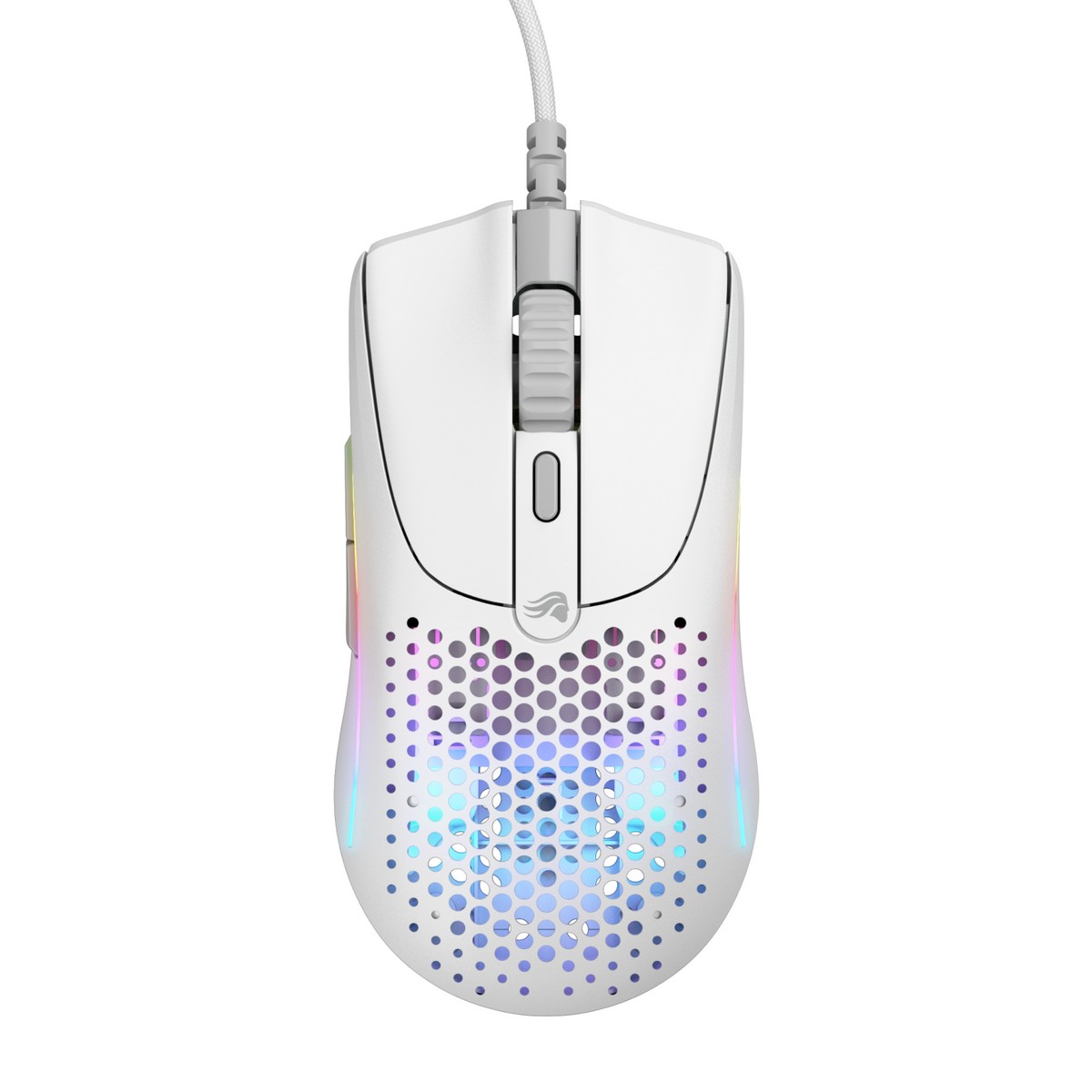 Glorious - Glorious Model O 2 Mini USB Optical Lightweight Gaming Mouse - Matte White