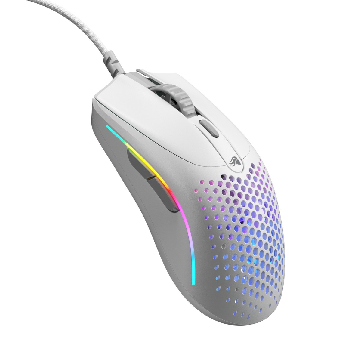 Glorious - Glorious Model O 2 Mini USB Optical Lightweight Gaming Mouse - Matte White