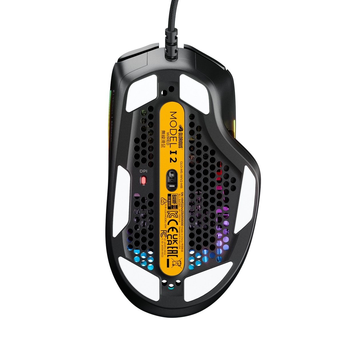 Glorious - Glorious Model IV2 Wired USB Optical Gaming Mouse - Black