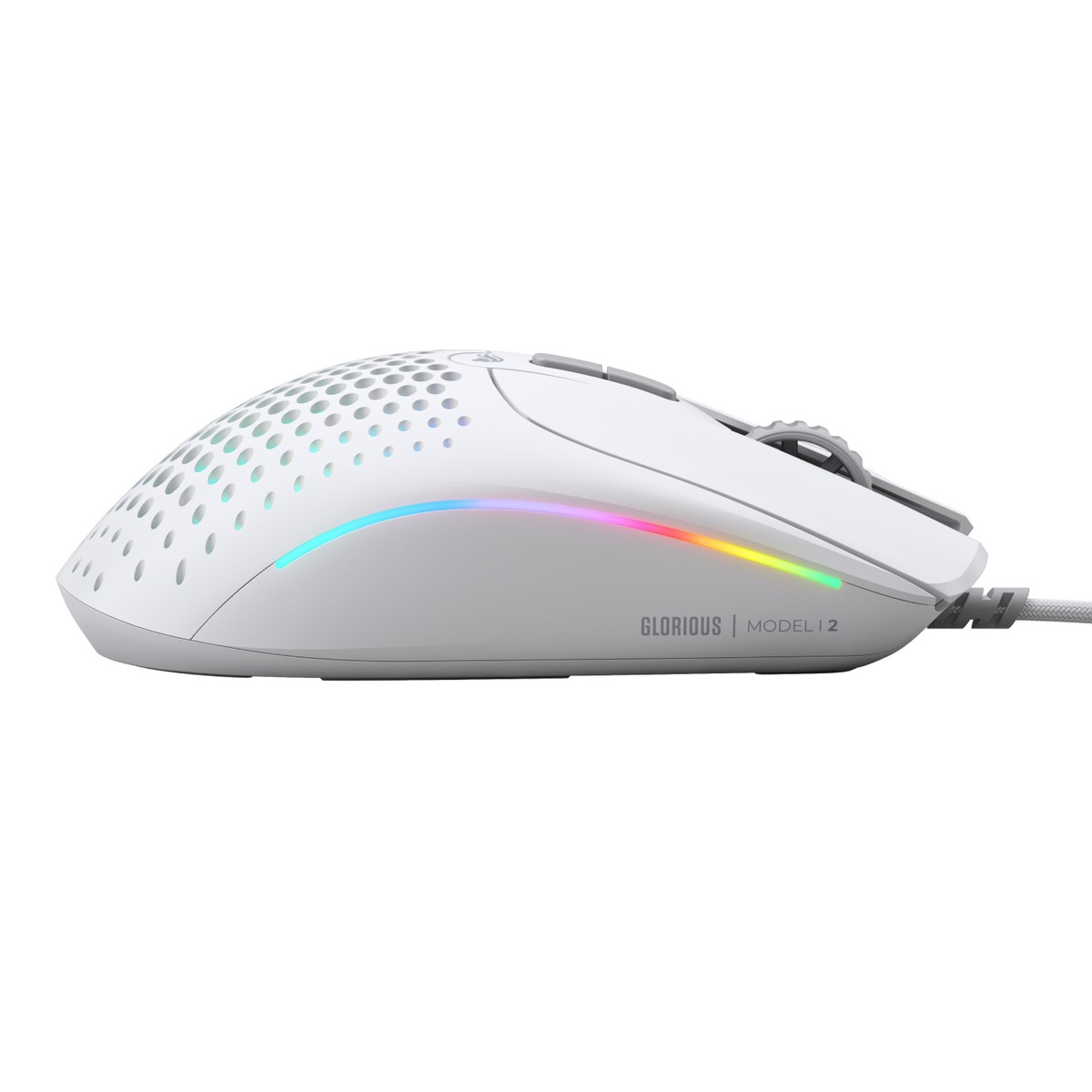 Glorious - Glorious Model IV2 Wired Optical USB Gaming Mouse - White