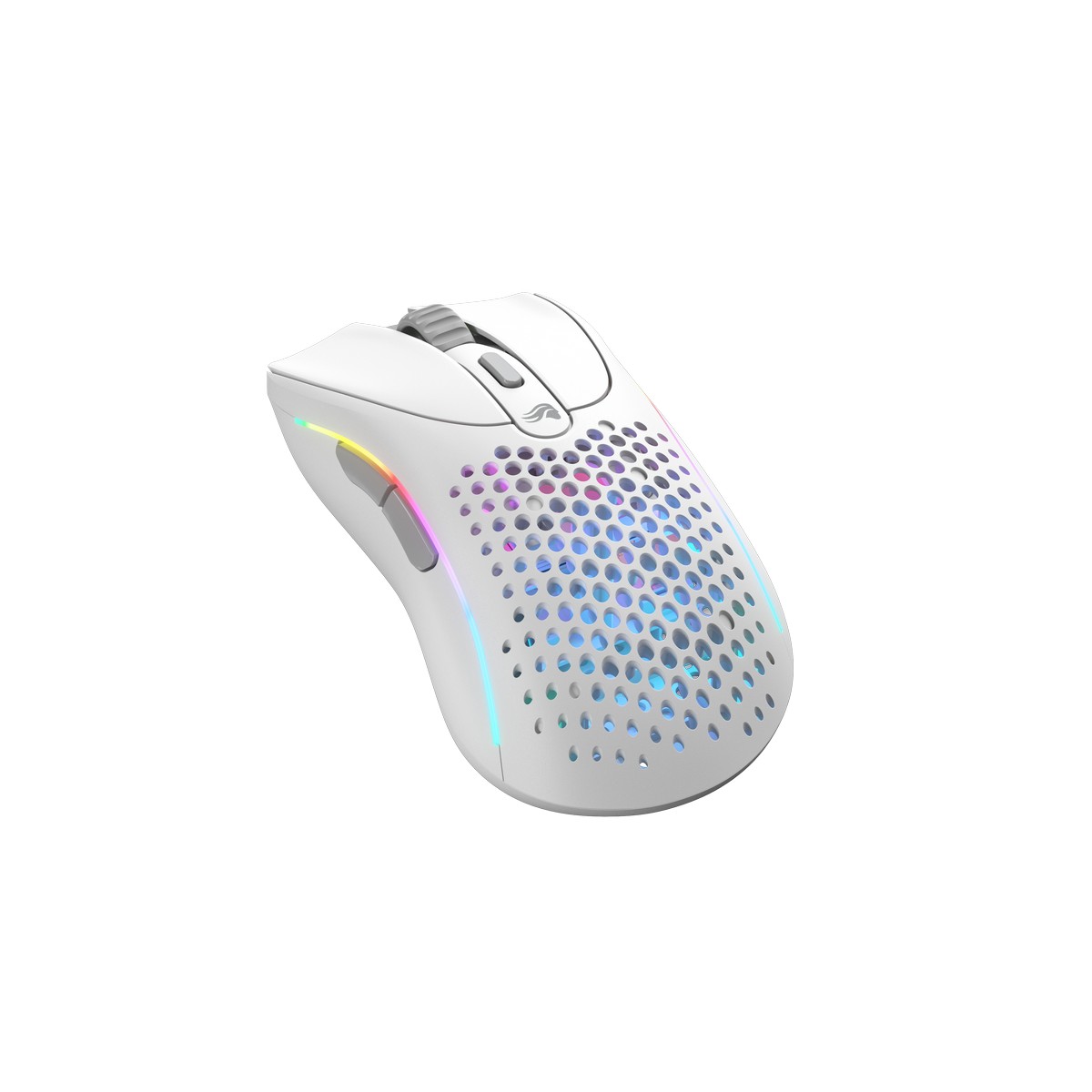 Glorious - Glorious Model D 2 Wireless Optical RGB Lightweight Gaming Mouse - Matte White