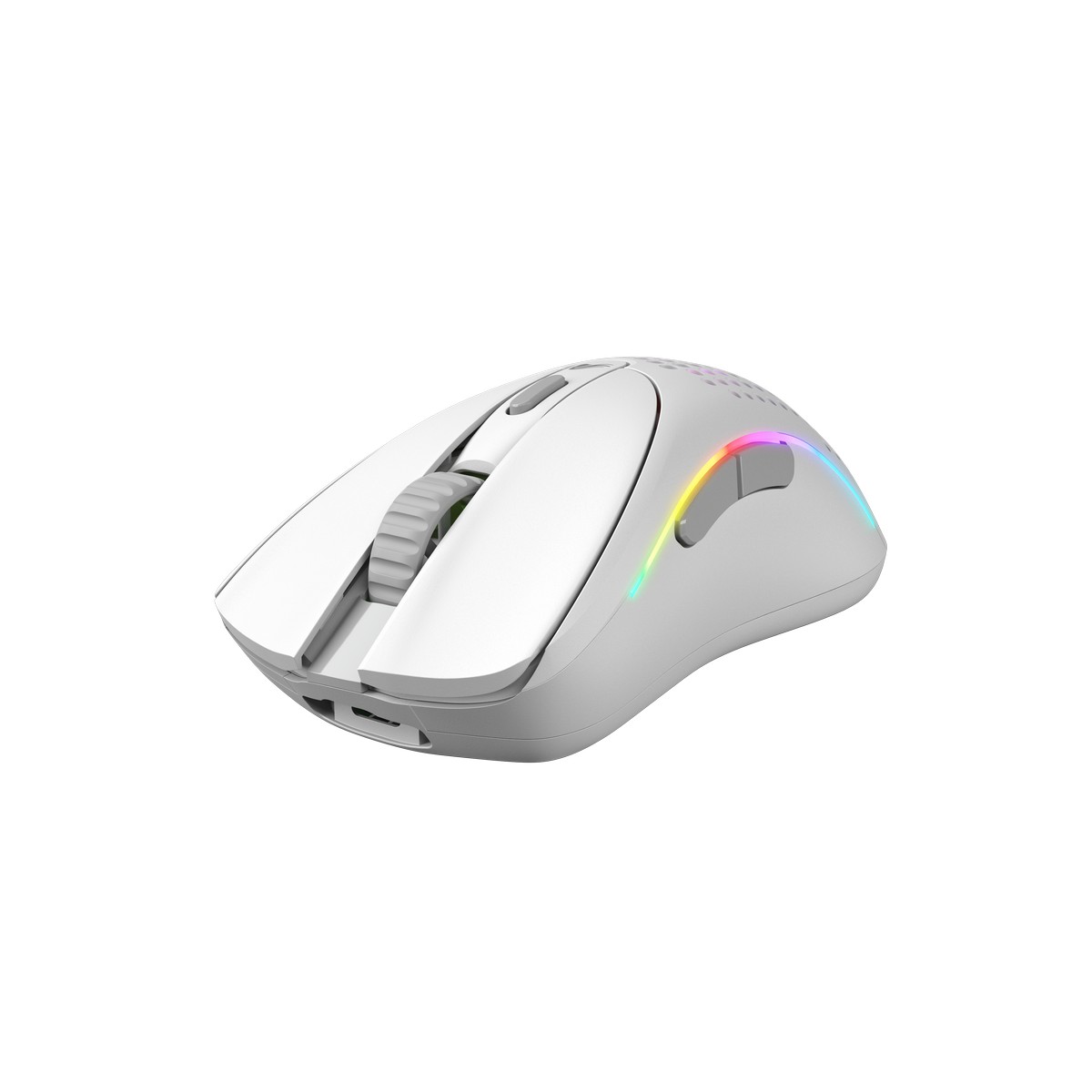 Glorious - Glorious Model D 2 Wireless Optical RGB Lightweight Gaming Mouse - Matte White